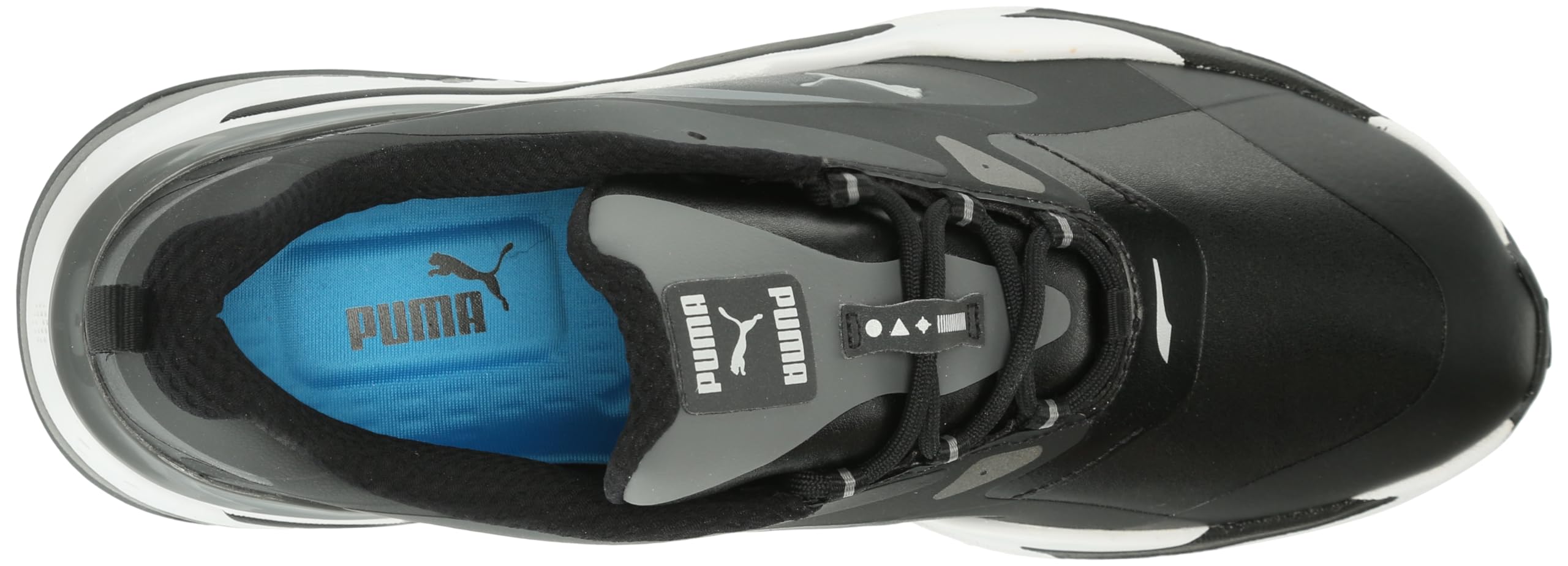 PUMA Men's GS-Fast Spiked Golf Shoes - Lightweight & Waterproof for Comfortable Performance on the Course | Perfect for Walking 18 Holes & Driving Range Practice