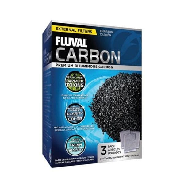 Fluval Carbon Filter Media for Aquariums - Premium Activated Carbon Water Filter for Fish Tanks, Removes Odors & Toxins - Ideal for Freshwater & Saltwater Fish Tank Maintenance