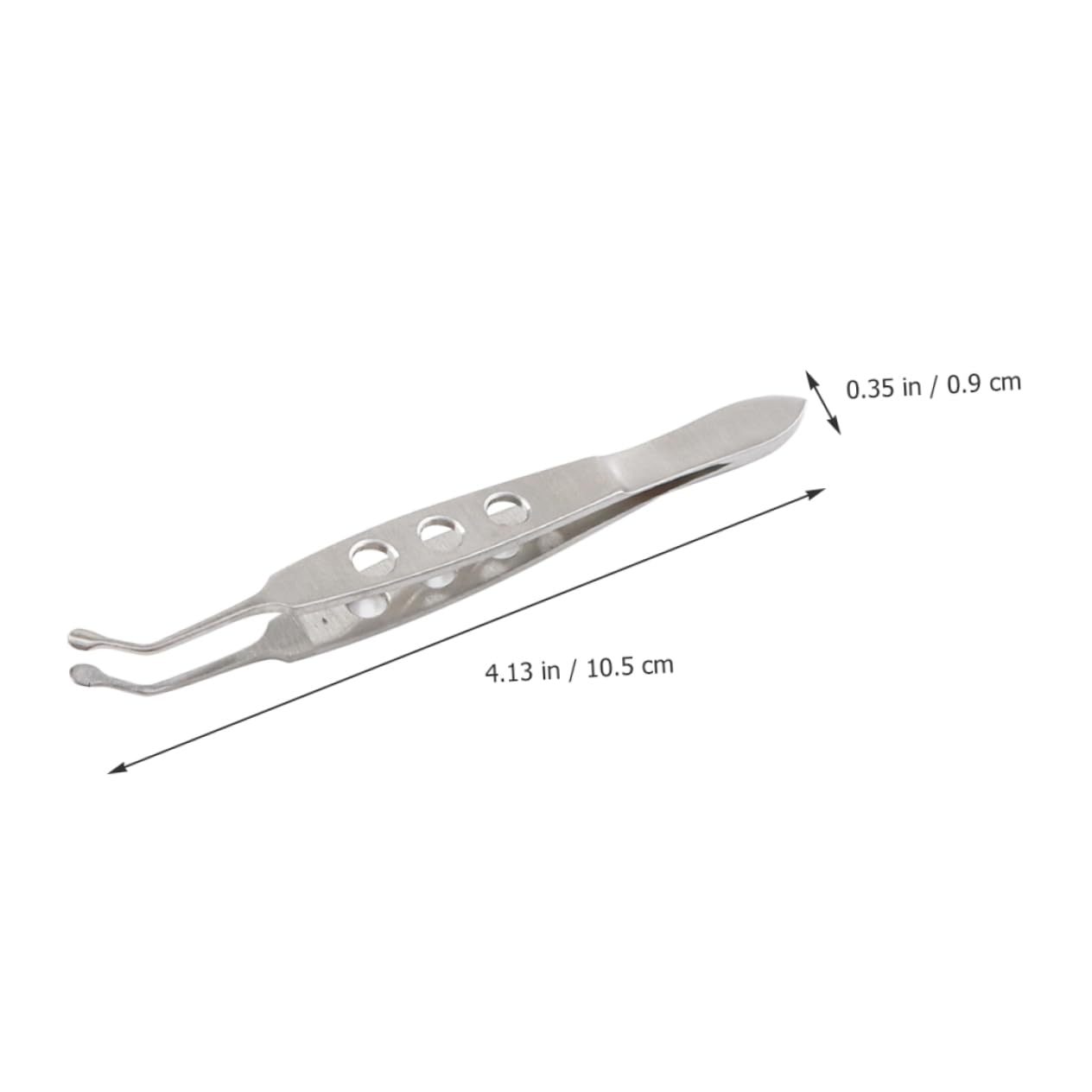 Stainless Steel Meibomian Gland Massage Tweezers - Eyelid Chalazion Remover & Expressor Tool for Stye Treatment, Reusable Eye Care Tweezers (Perfect for Home Spa, Professional Salon & Ophthalmology Use)