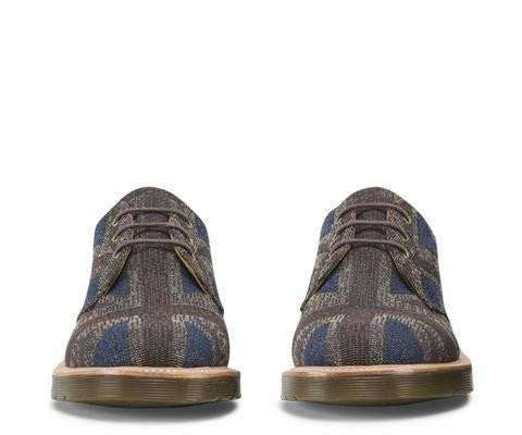 LESTER CLASSIC UNION JACK NEEDLEPOINT OXFORD SHOES - British Flag Design Men's Casual Loafers for Work, Office & Formal Occasions