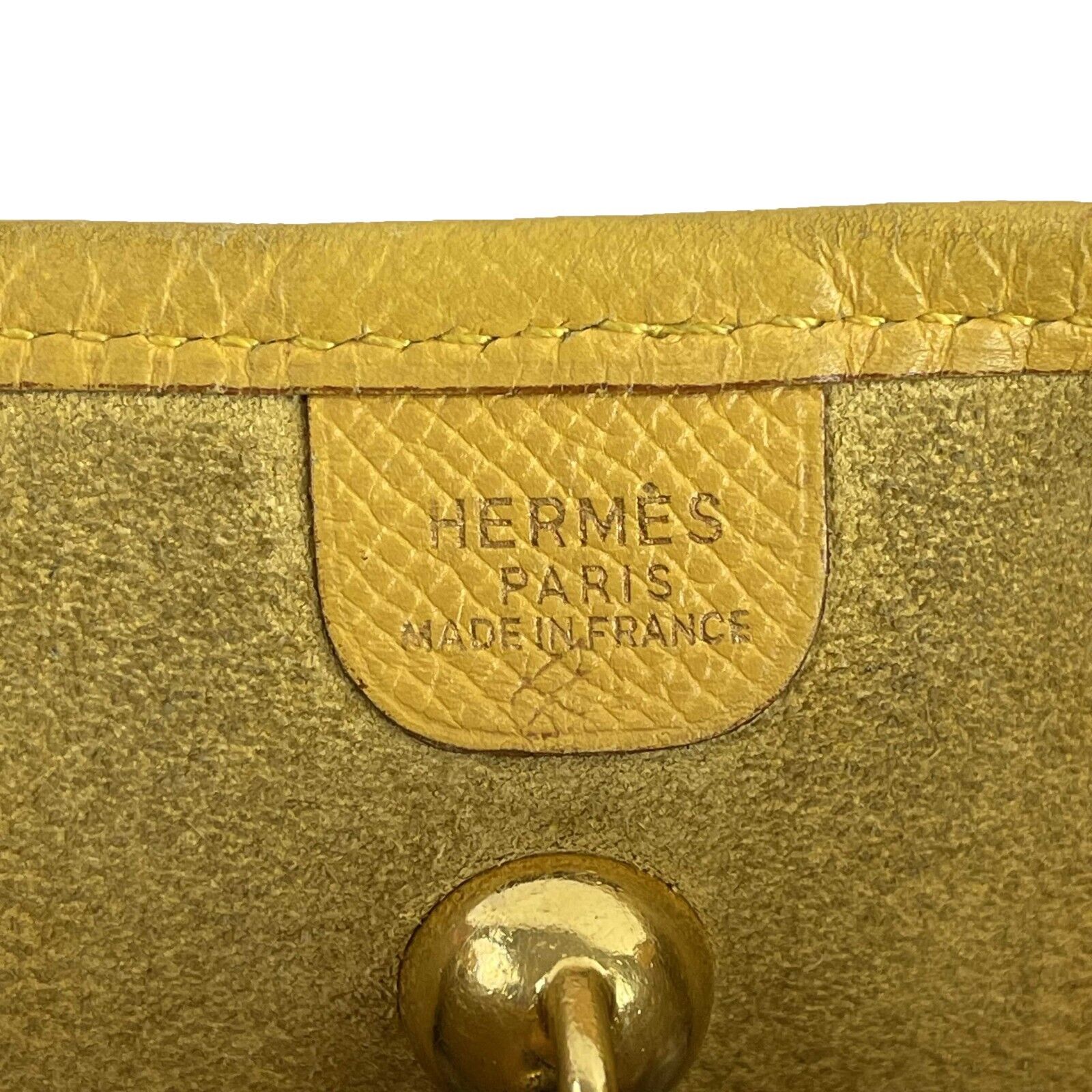Hermes Vespa PM Shoulder Bag in Yellow Leather - Luxury Crossbody Purse for Women, Perfect for Everyday Use, Travel & Special Occasions