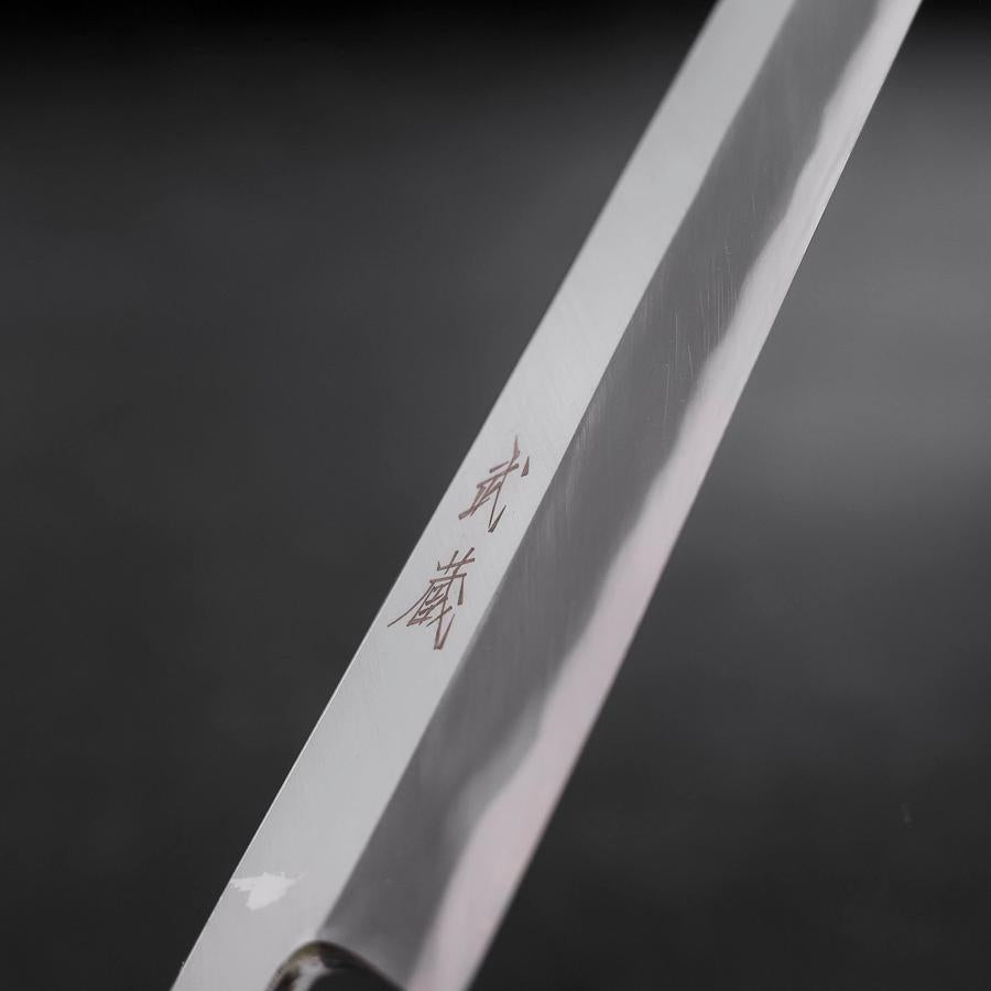 Premium Yanagiba Sushi Knife - Blue Steel #1 Hon Kasumi Blade with Buffalo Walnut Handle (300mm) - Perfect for Sushi Chefs & Japanese Cuisine Preparation
