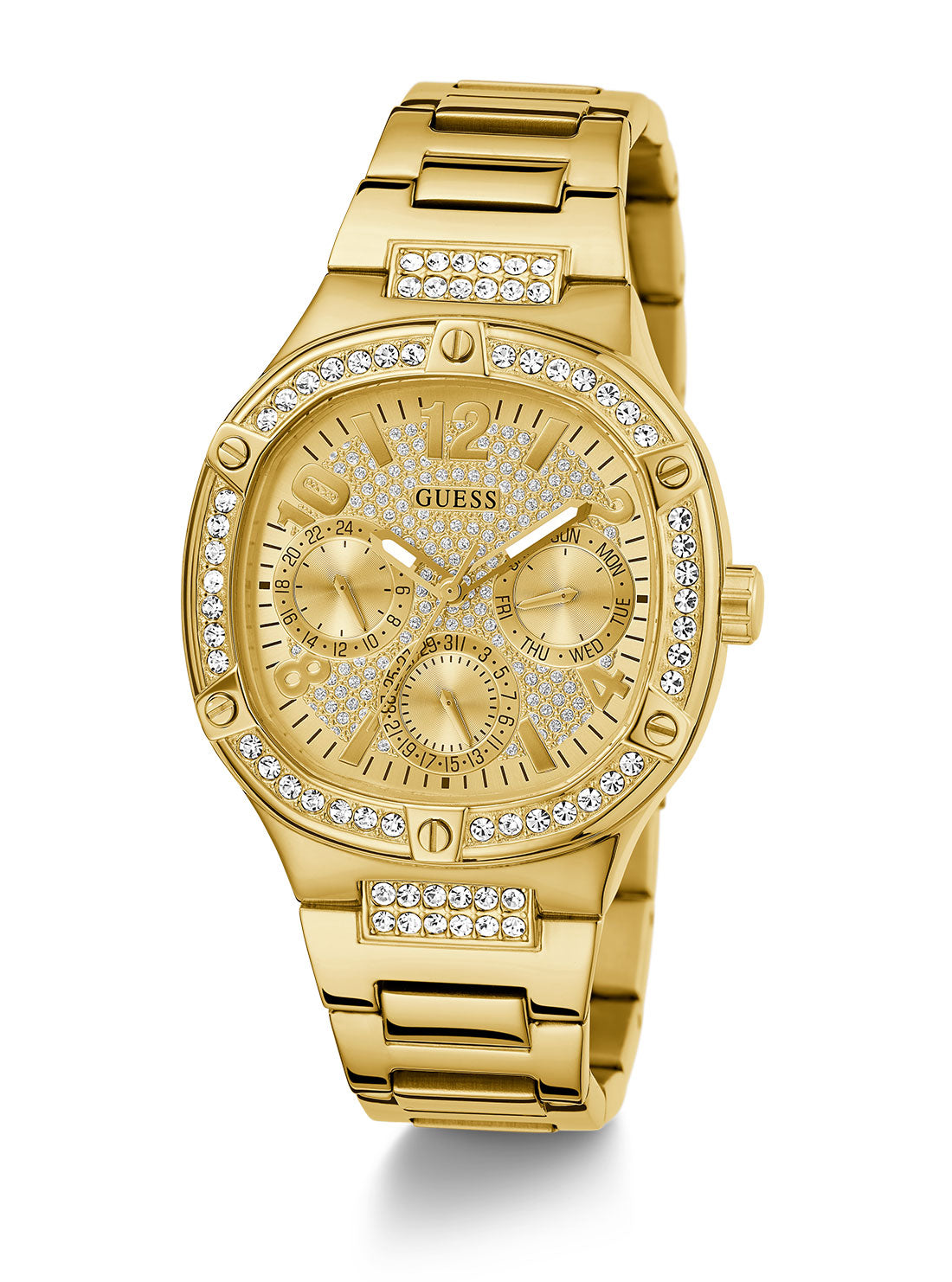 Luxury Gold Duchess Crystal Glitz Watch for Women - Elegant Fashion Accessory for Parties, Weddings & Special Occasions