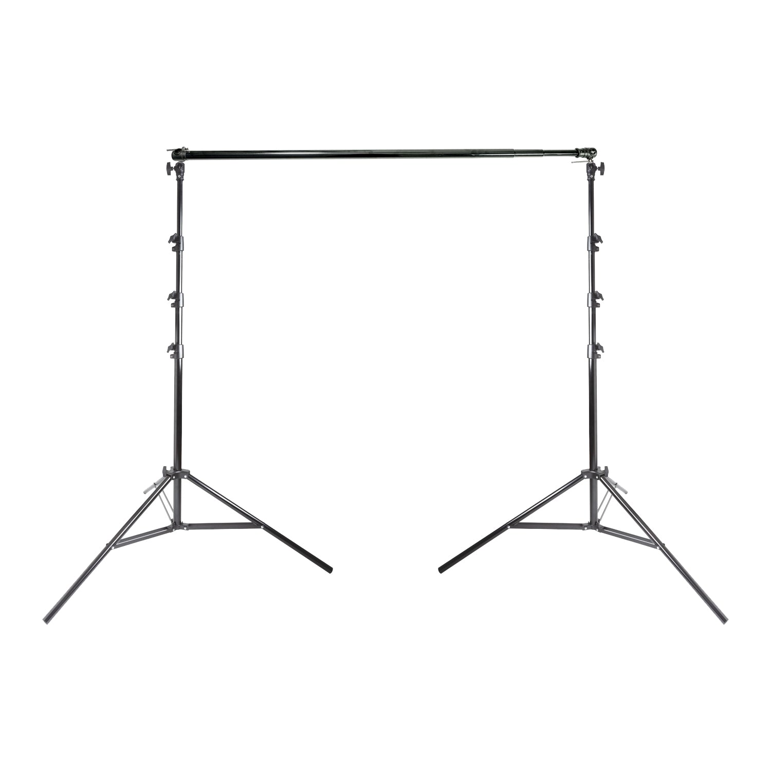 2.4x3m Adjustable Telescopic Background Stand - Portable Photo Studio Backdrop Support for Photography, Video Shooting, Live Streaming & Events