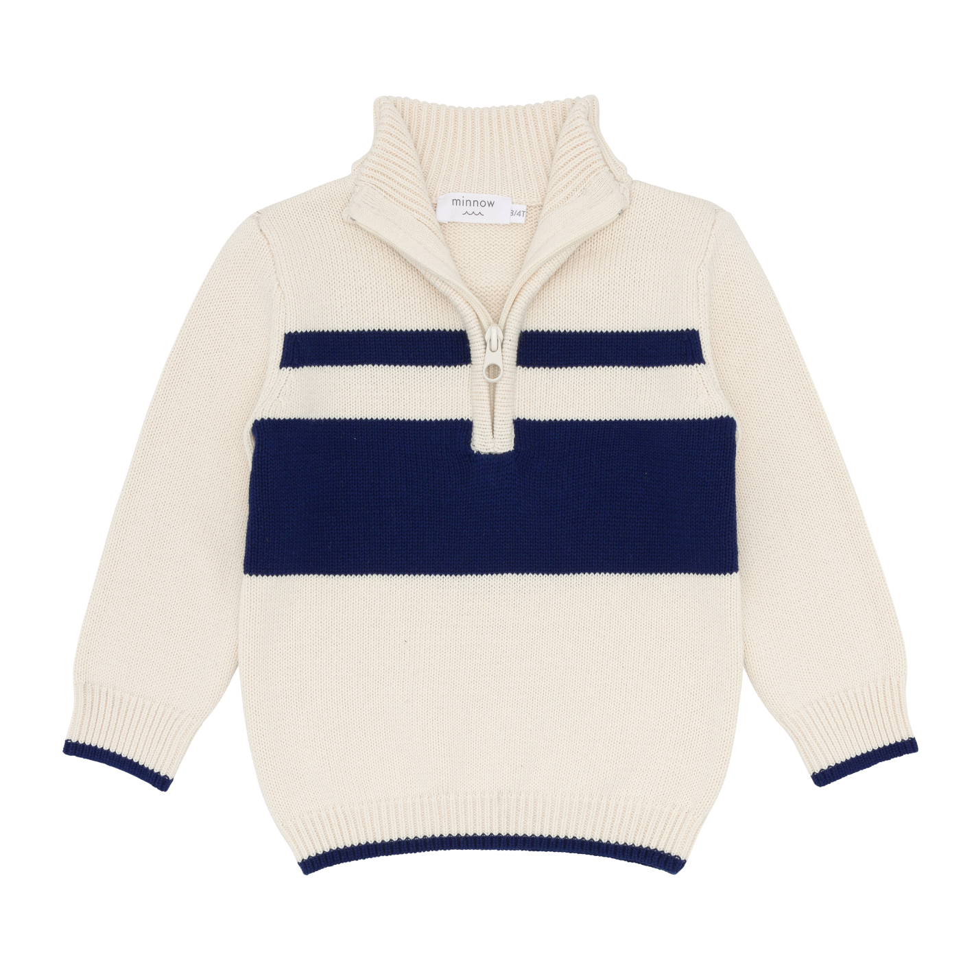 Unisex Cream Half Zip Sweater - Soft & Comfortable Pullover for Men & Women - Perfect for Casual Wear, Layering & Outdoor Activities