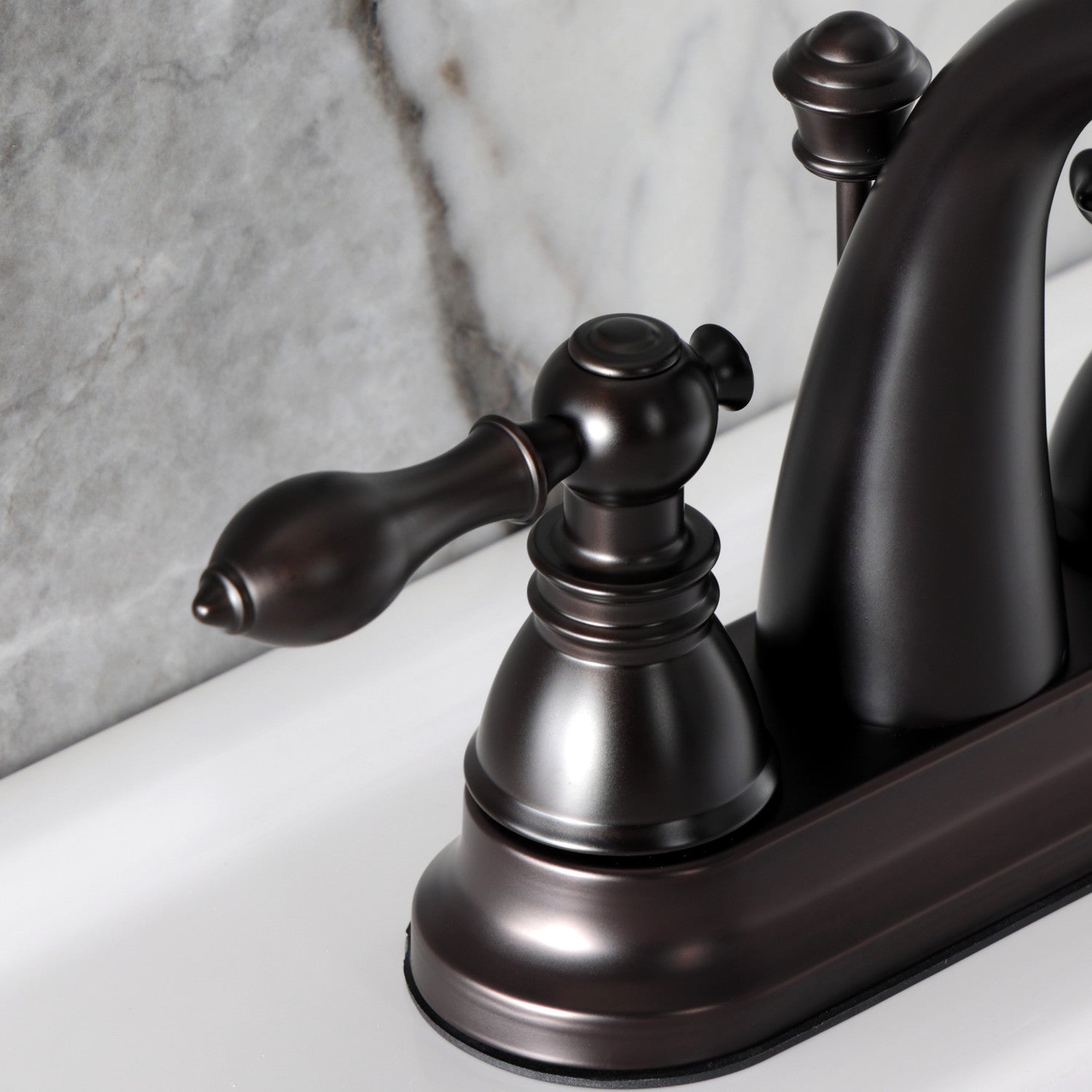 American Classic FSY5615ACL Oil Rubbed Bronze Bathroom Faucet - 3 Hole Deck Mount 4