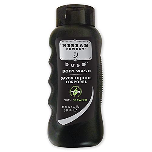 Herban Cowboy Dusk Scented Body Wash for Men - 18 oz | Natural & Moisturizing Shower Gel for Dry Skin | Perfect for Daily Use & Post-Workout Refreshment