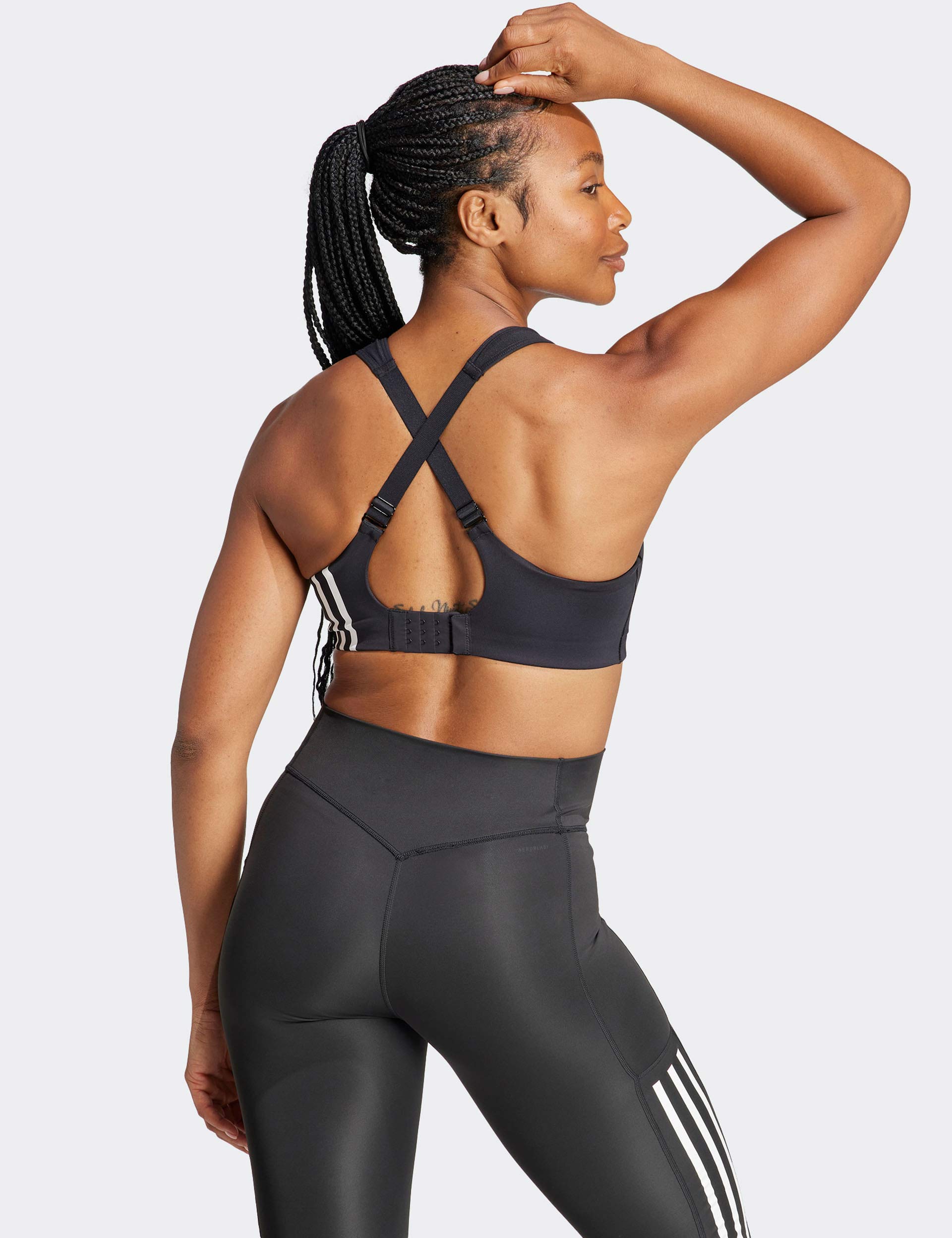 TLRD Impact Training High Support Sports Bra for Women - Black | High-Intensity Workout, Running, Gym & Yoga | Breathable & Comfortable Activewear