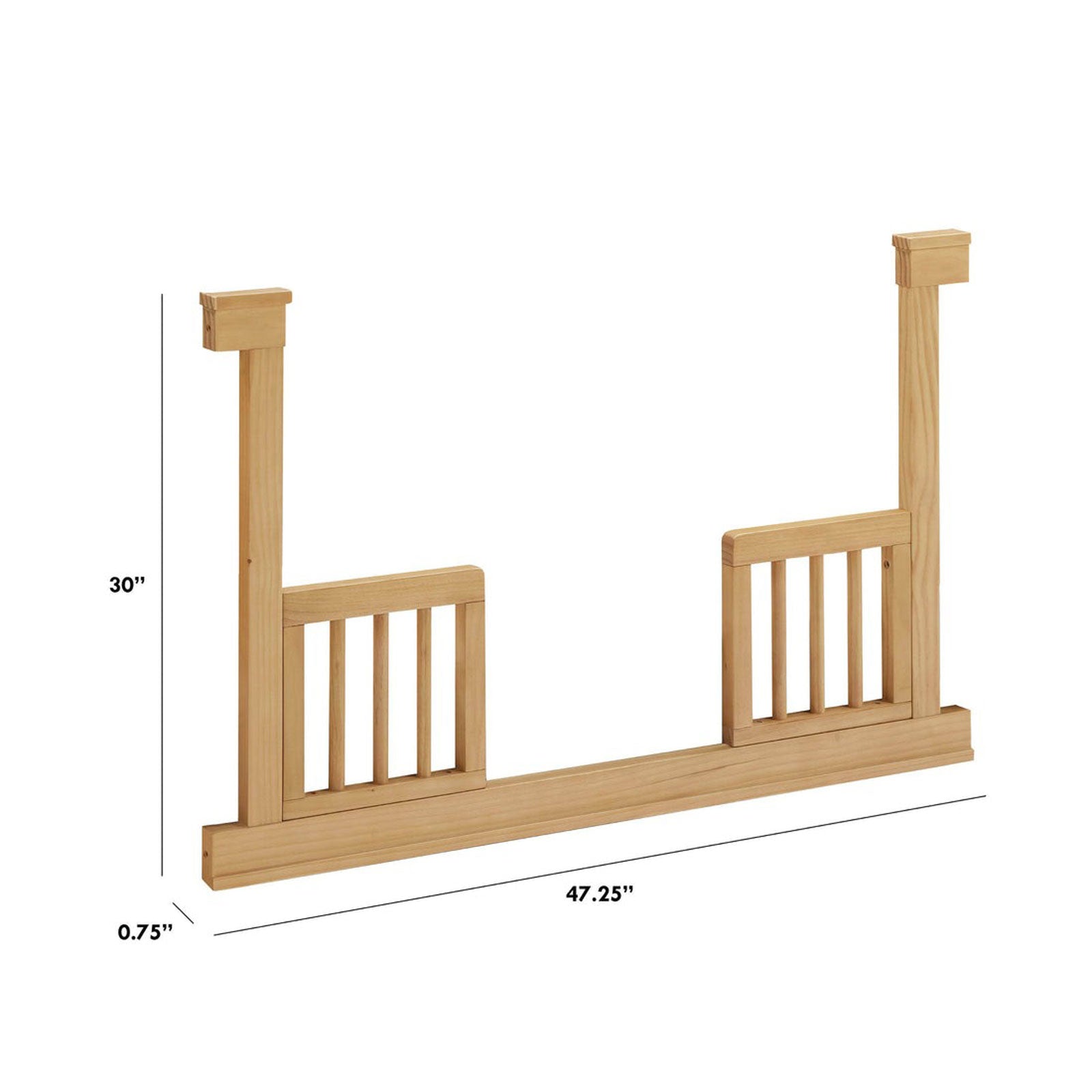 Marin Toddler Bed Conversion Kit - Safe & Easy Convertible Crib to Toddler Bed Rail - Perfect for Nursery, Kids Room & Daycare Use