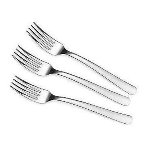 Premium Stainless Steel Dinner Forks Set of 4 - Restaurant Quality for Dining & Entertaining