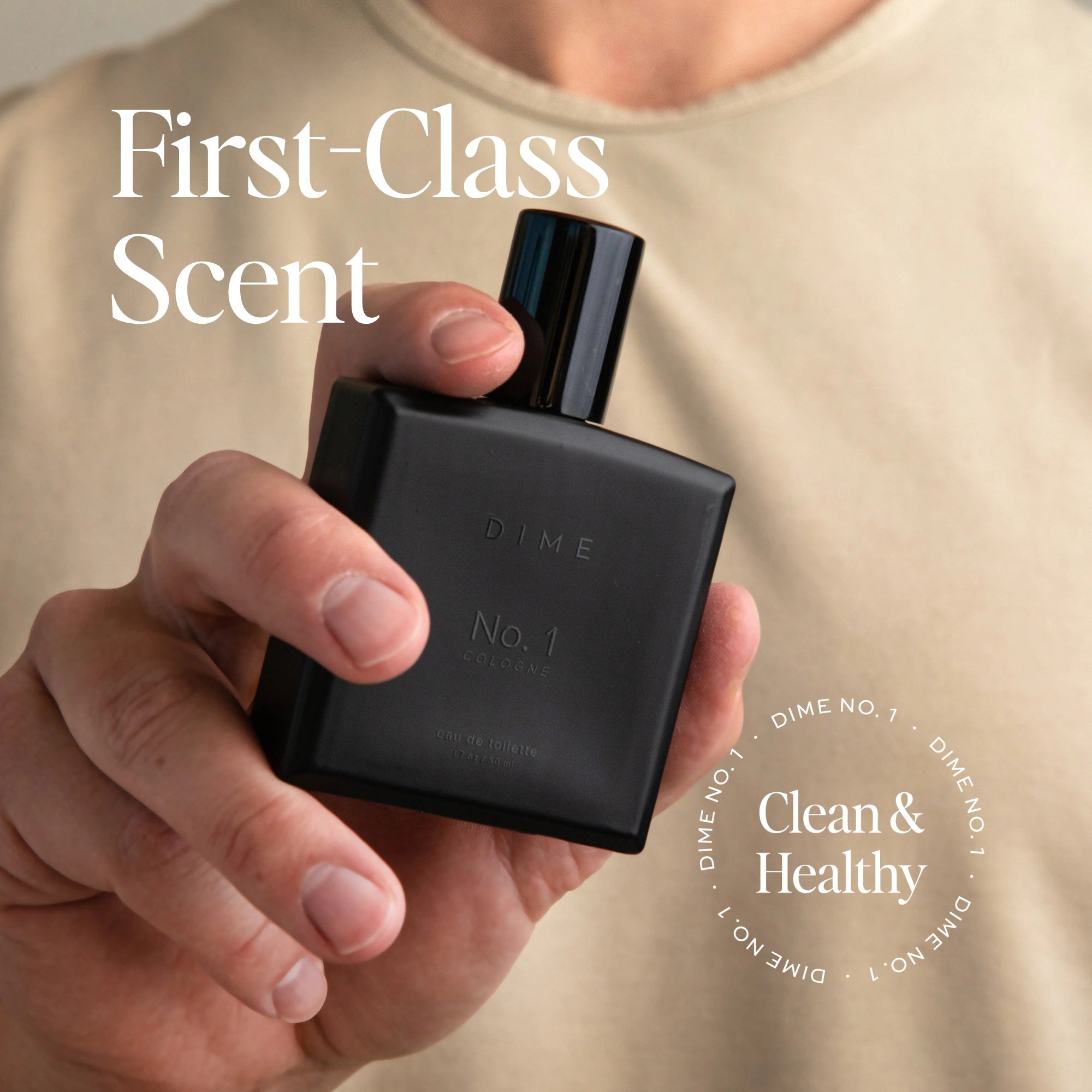 DIME No. 1™ Cologne for Men - Premium Long Lasting Fragrance | Fresh & Masculine Scent | Perfect for Date Night, Office & Special Occasions