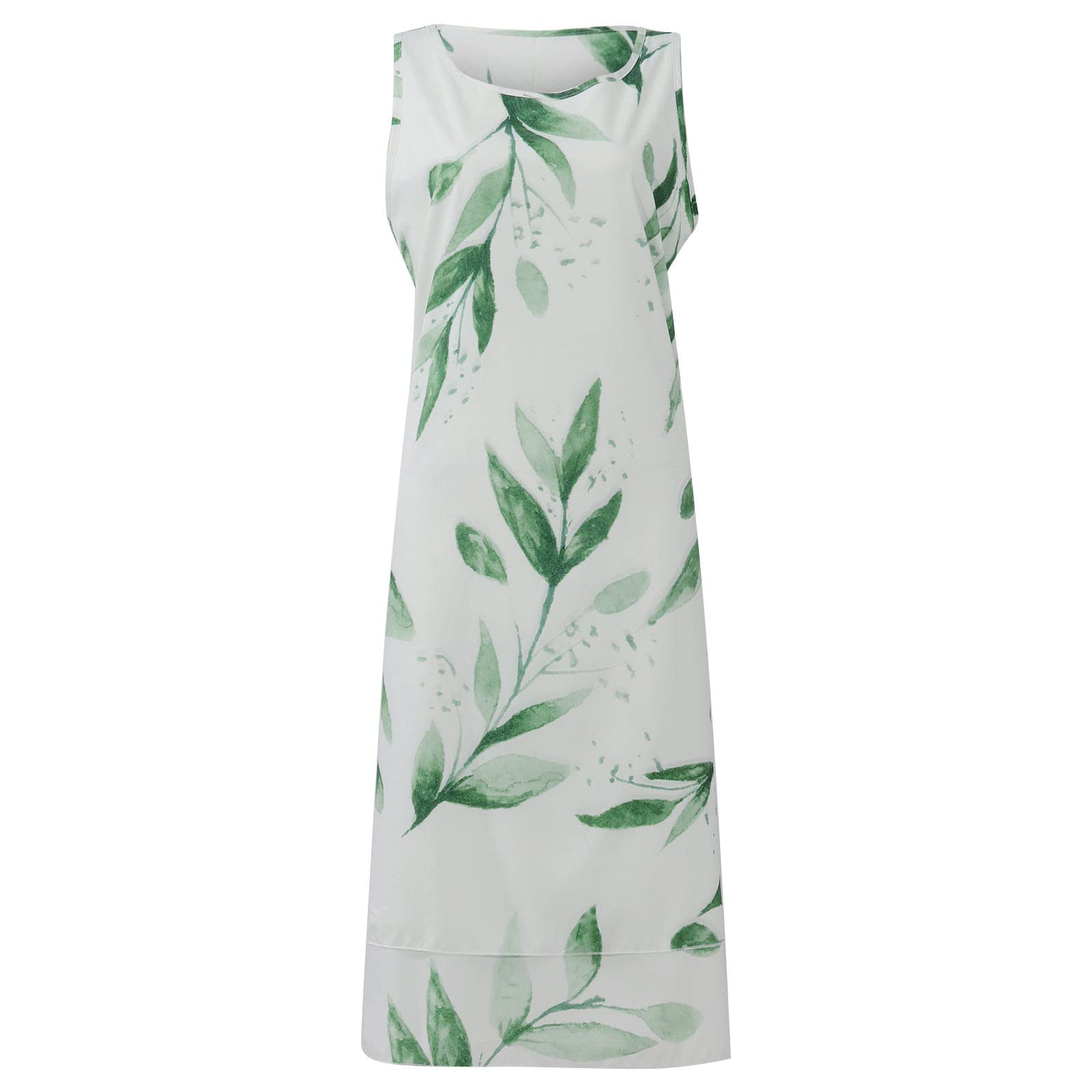 Elegant Floral Maxi Dress for Women - Summer Casual Two Piece Set, Plus Size Boho Beach Sundress for Wedding Guest, Vacation & Outdoor Events