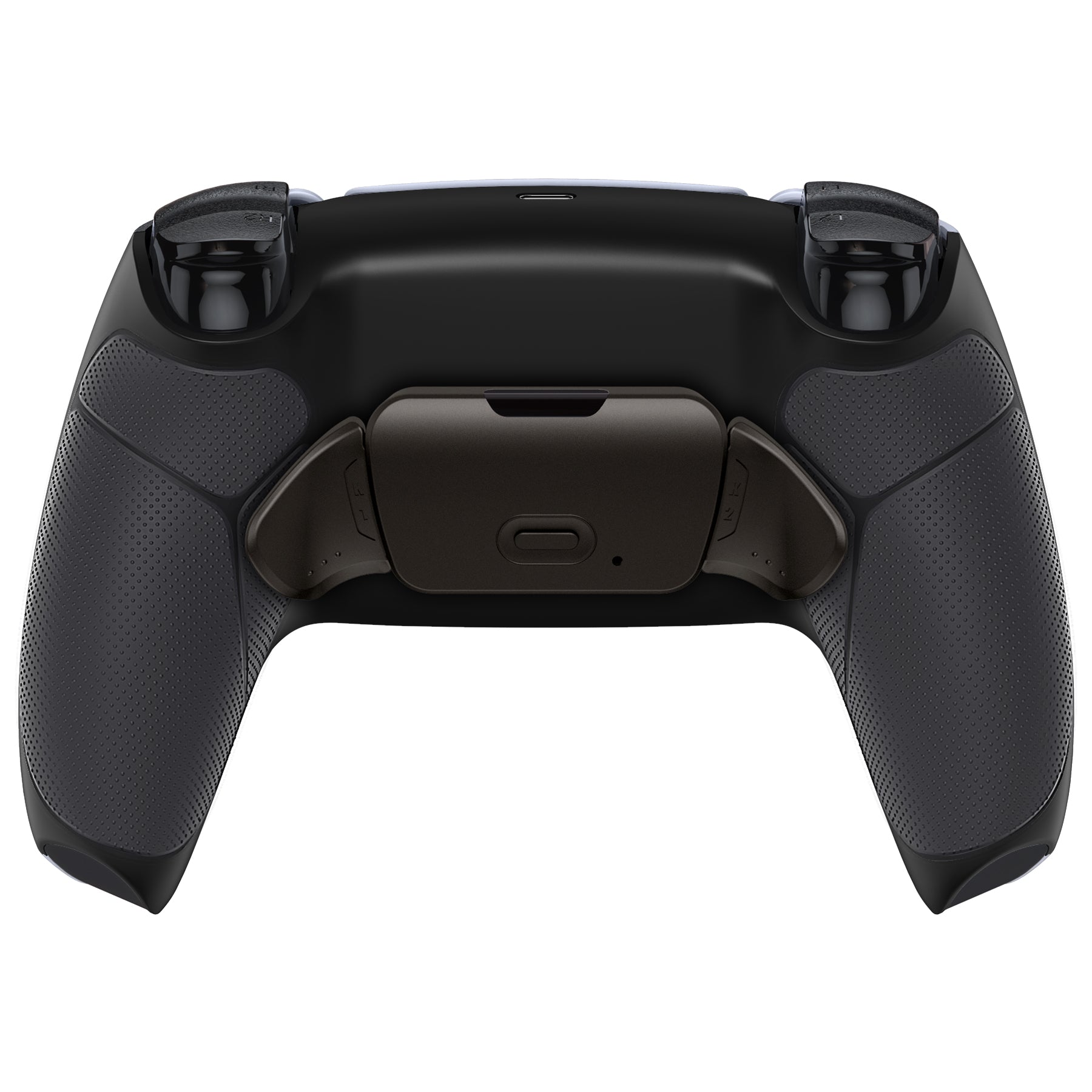 eXtremeRate Black Real Metal Buttons (RMB) Version RISE 2.0 Remap Kit for PS5 Controller BDM-010/020 - Rubberized Black - Customize Your PS5 Controller for Enhanced Gaming Performance