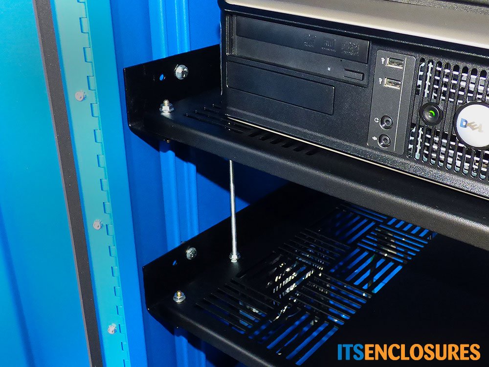 Industrial Mobile Computer Cabinet - NEMA 12 Rated Enclosure for Harsh Environments | Perfect for Factory Floors, Warehouses & Manufacturing Plants