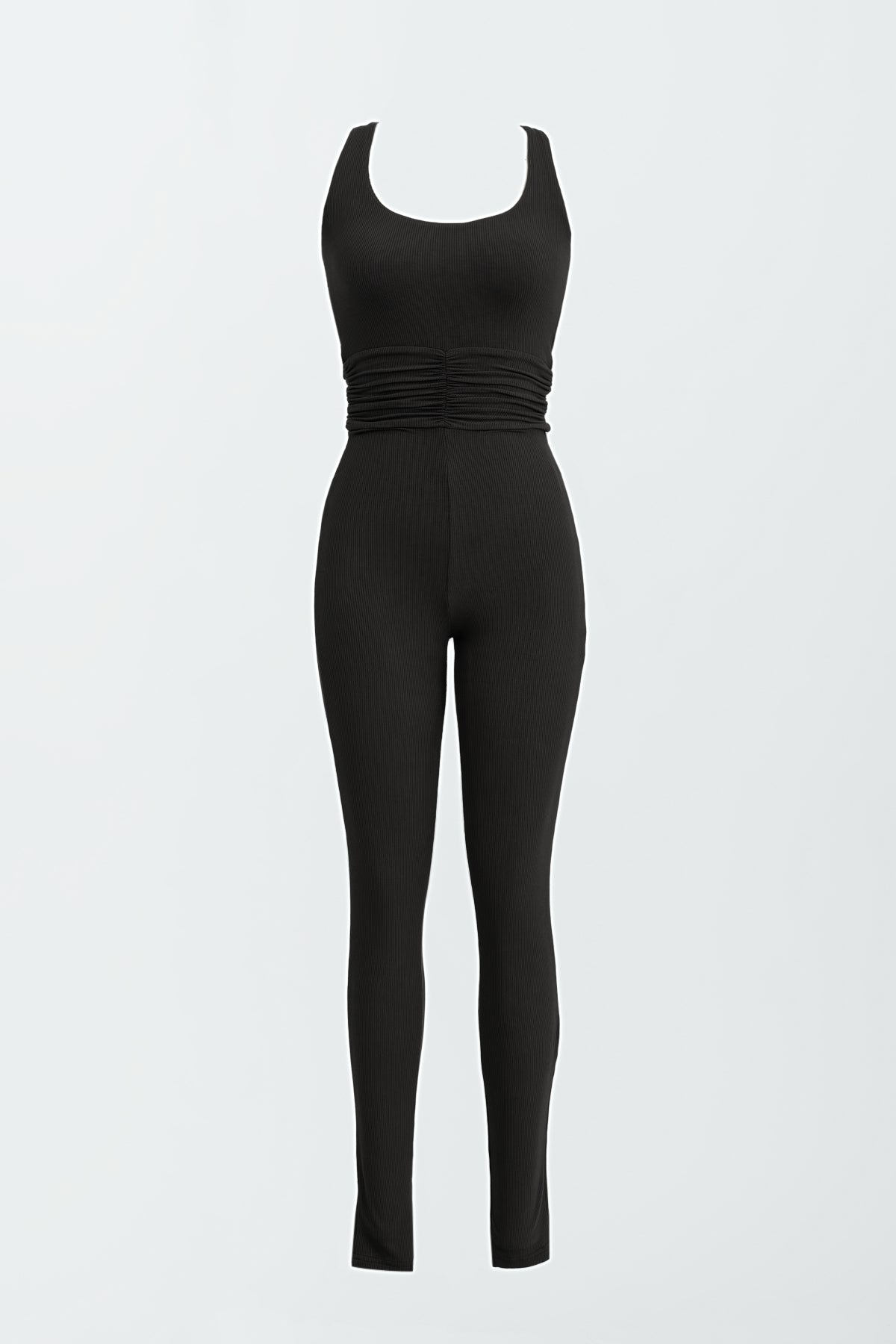 Naida Ruched Romper for Women - Stretchy Black Jumpsuit with Flattering Ruched Detail | Perfect for Casual Outings, Date Nights & Summer Vacations