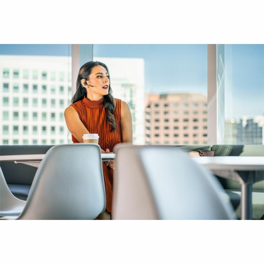 Poly Voyager 5200-M Wireless Office Headset with Bluetooth - Microsoft Teams & Google Assistant Certified - USB-C & RJ-11 Connectivity - 246ft Range - 32 Ohm Impedance - Ideal for Remote Work, Video Conferencing & Call Centers