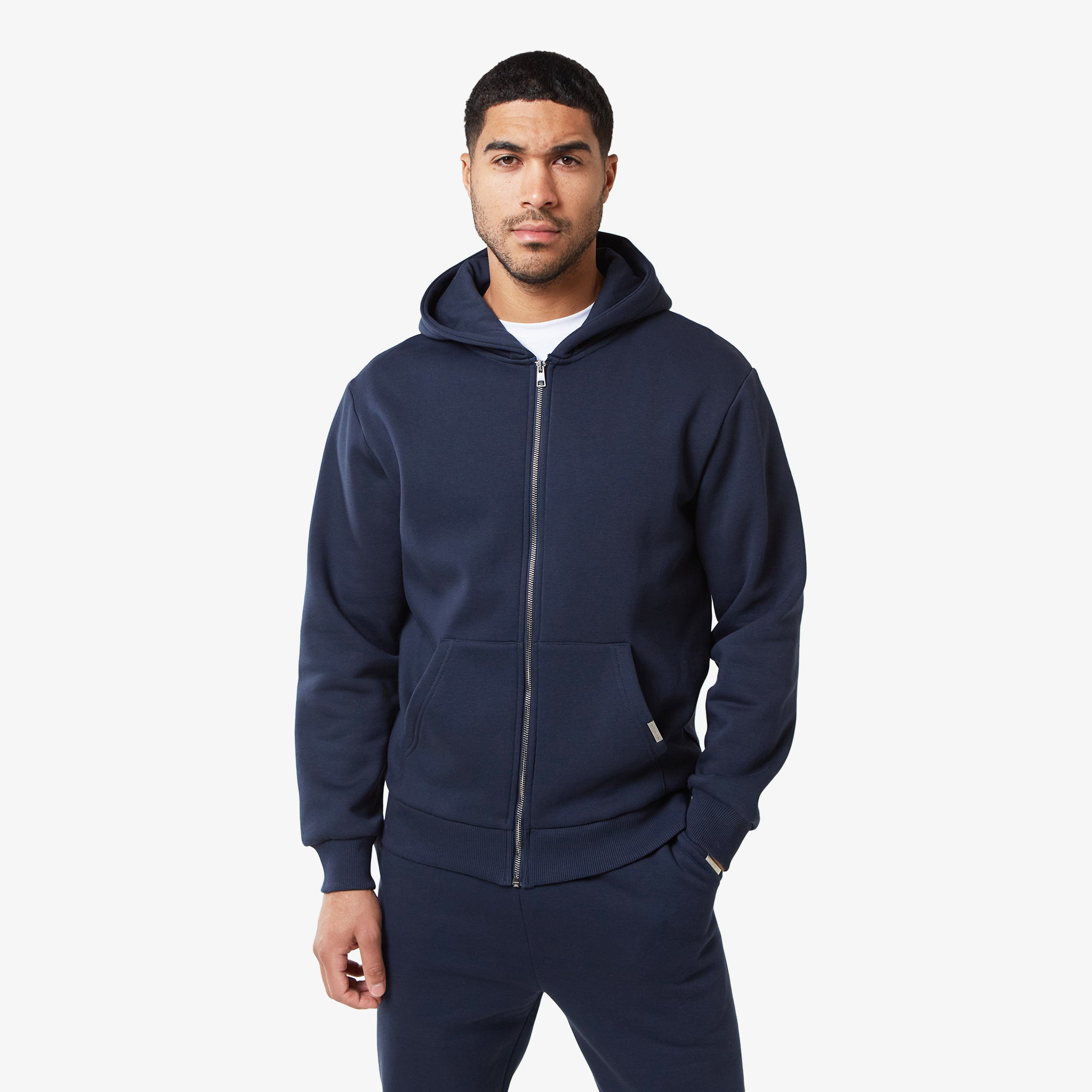 Comfortable Full Zip Hoodie for Men & Women | Soft Navy Blue Pullover | Perfect for Casual Wear, Gym, and Outdoor Activities