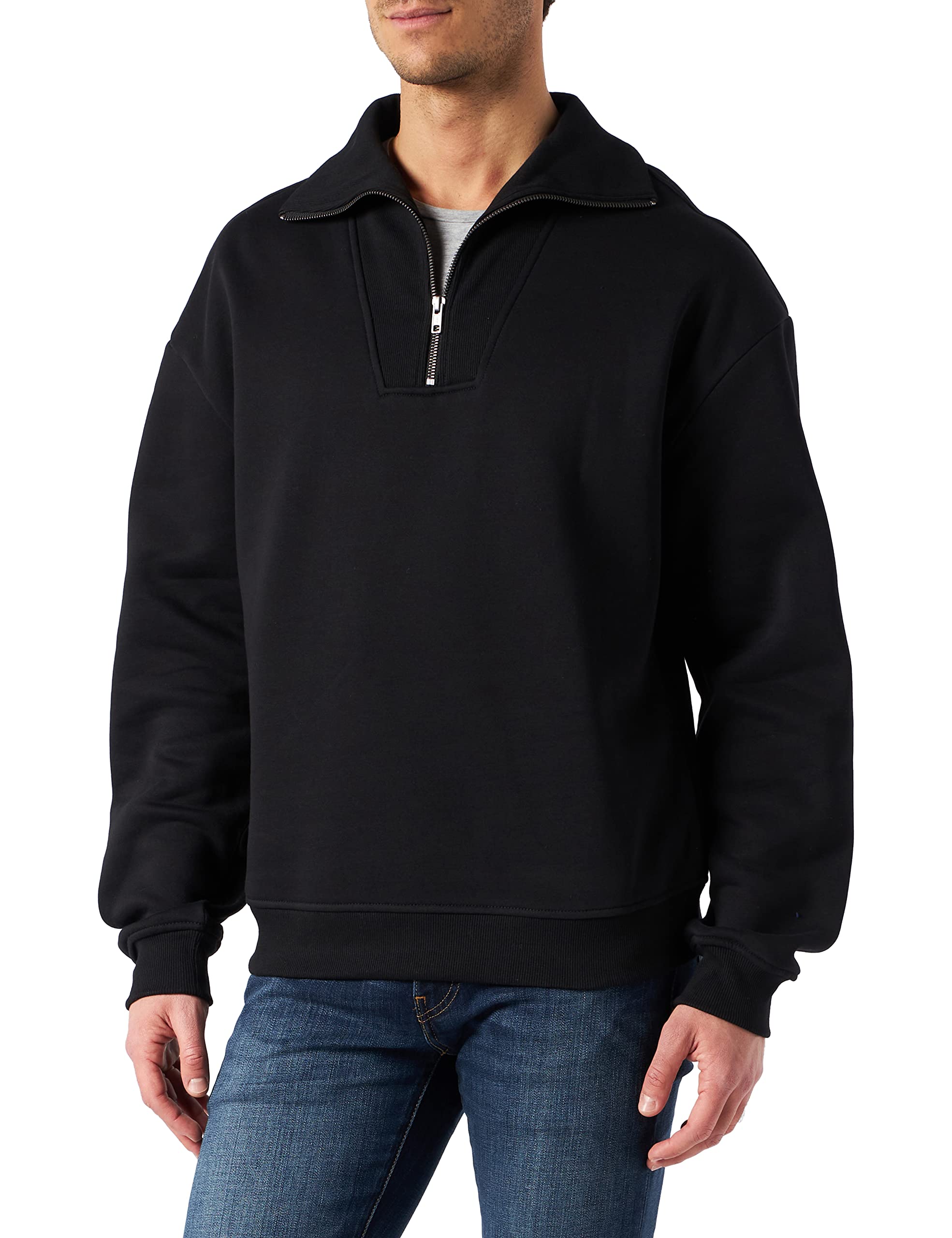 Urban Classics Herren Sweatshirt - Modisches Streetwear-Pullover für Herren, Ideal für Freizeit, Sport und Alltag