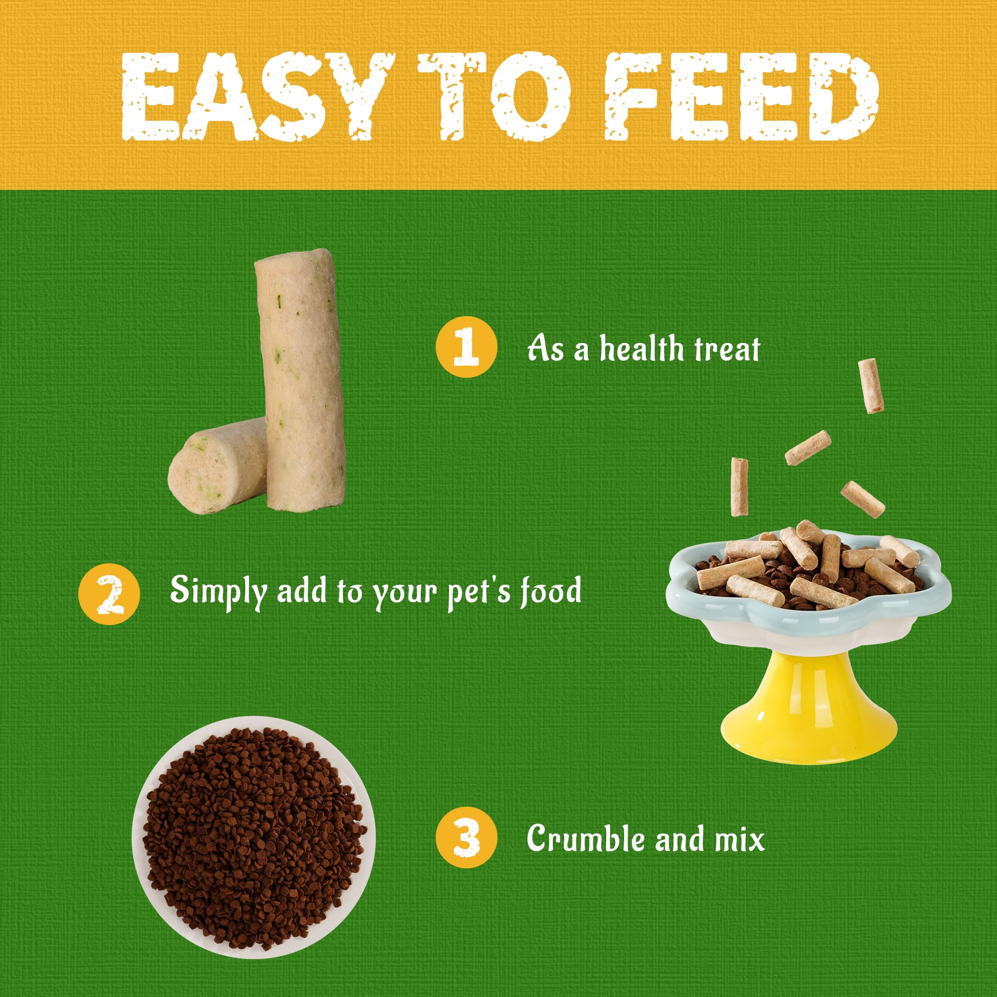 Freeze Dried Chicken Cat Treats 6.34oz - Healthy Training Snacks, Hairball Control & Teeth Cleaning for Indoor Cats - Perfect for Teething Kittens and Daily Reward Treats