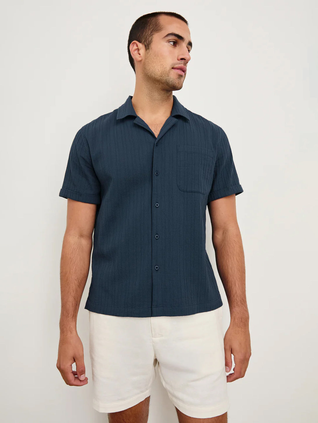 Ohana Shirt for Men & Women - Soft Hawaiian Aloha Shirt in Sea Blue - Perfect for Beach Vacation, Luau Party & Summer Outfits