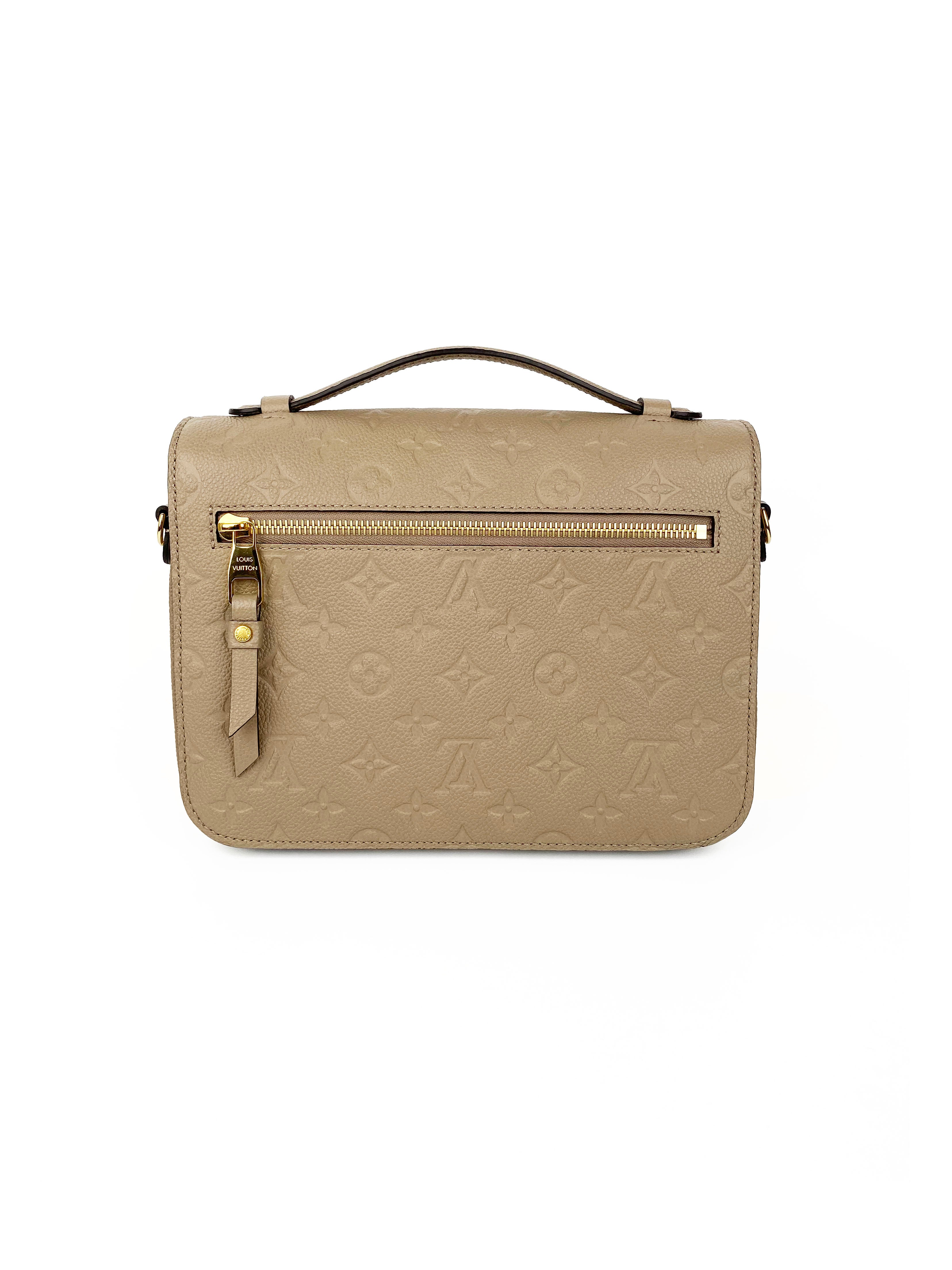 Authentic Louis Vuitton Pochette Métis Crossbody Bag in Beige Monogram Canvas - Perfect for Work, Travel & Everyday Luxury Fashion Accessory