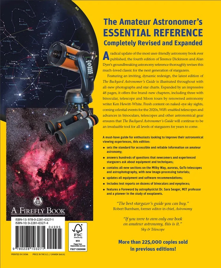 The Backyard Astronomer's Guide - Best Stargazing Book for Beginners & Hobbyists | Astronomy Tips, Telescope Guide & Night Sky Observations for Home Backyard Use