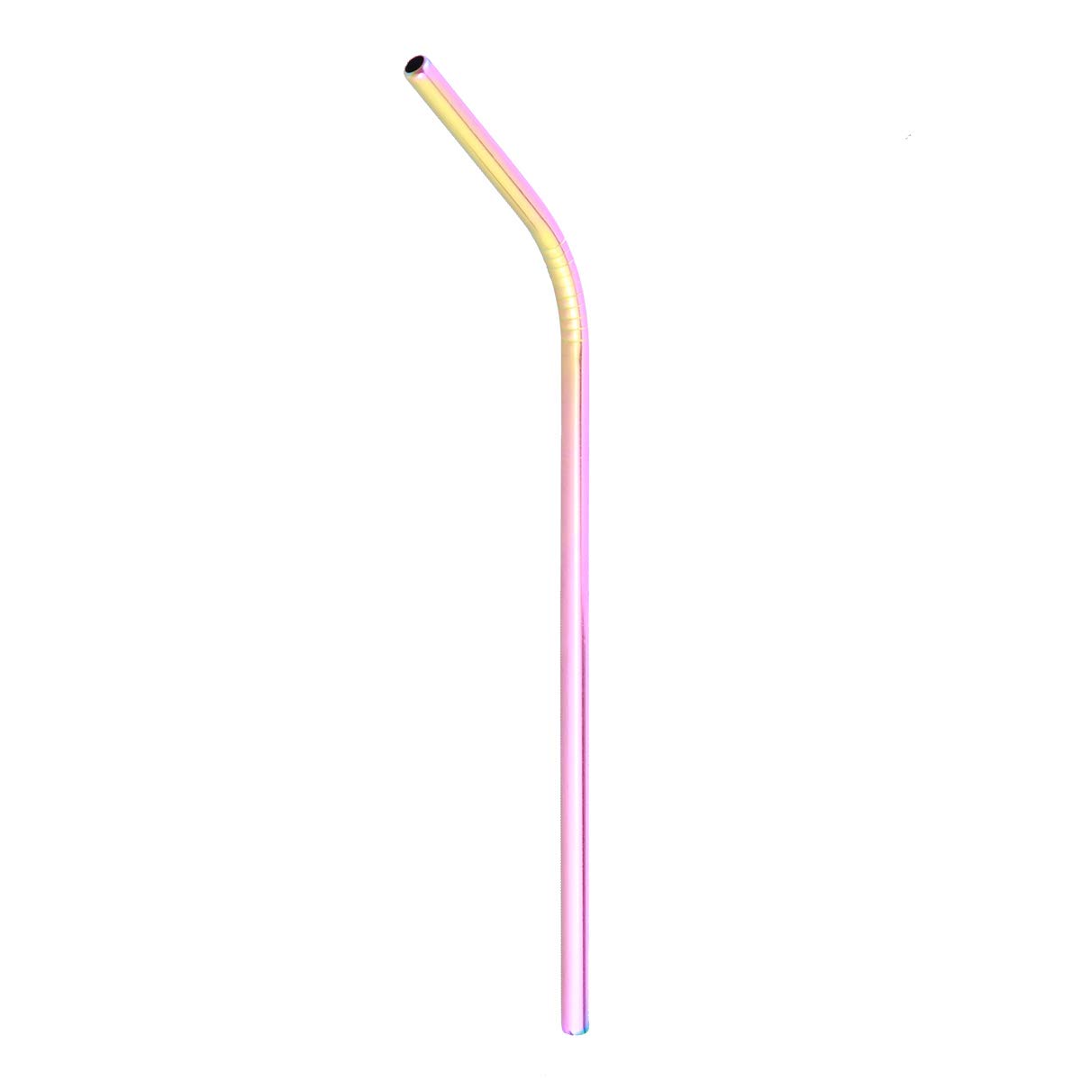 Cabilock 1 Pack Stainless Steel Straight Drinking Straws for Tumblers - Reusable Metal Straws for Smoothies, Iced Coffee & Cold Beverages at Home or On-the-Go