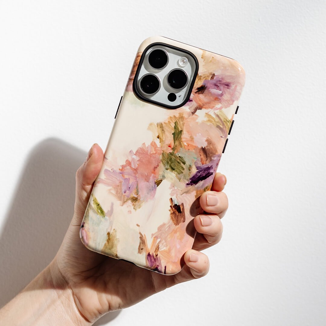 Blossom Floral Phone Case for iPhone 15 14 13 12 Pro Max - Cute Flower Design Protective Cover with Shockproof Bumper - Perfect for Spring Outfits & Nature Lovers