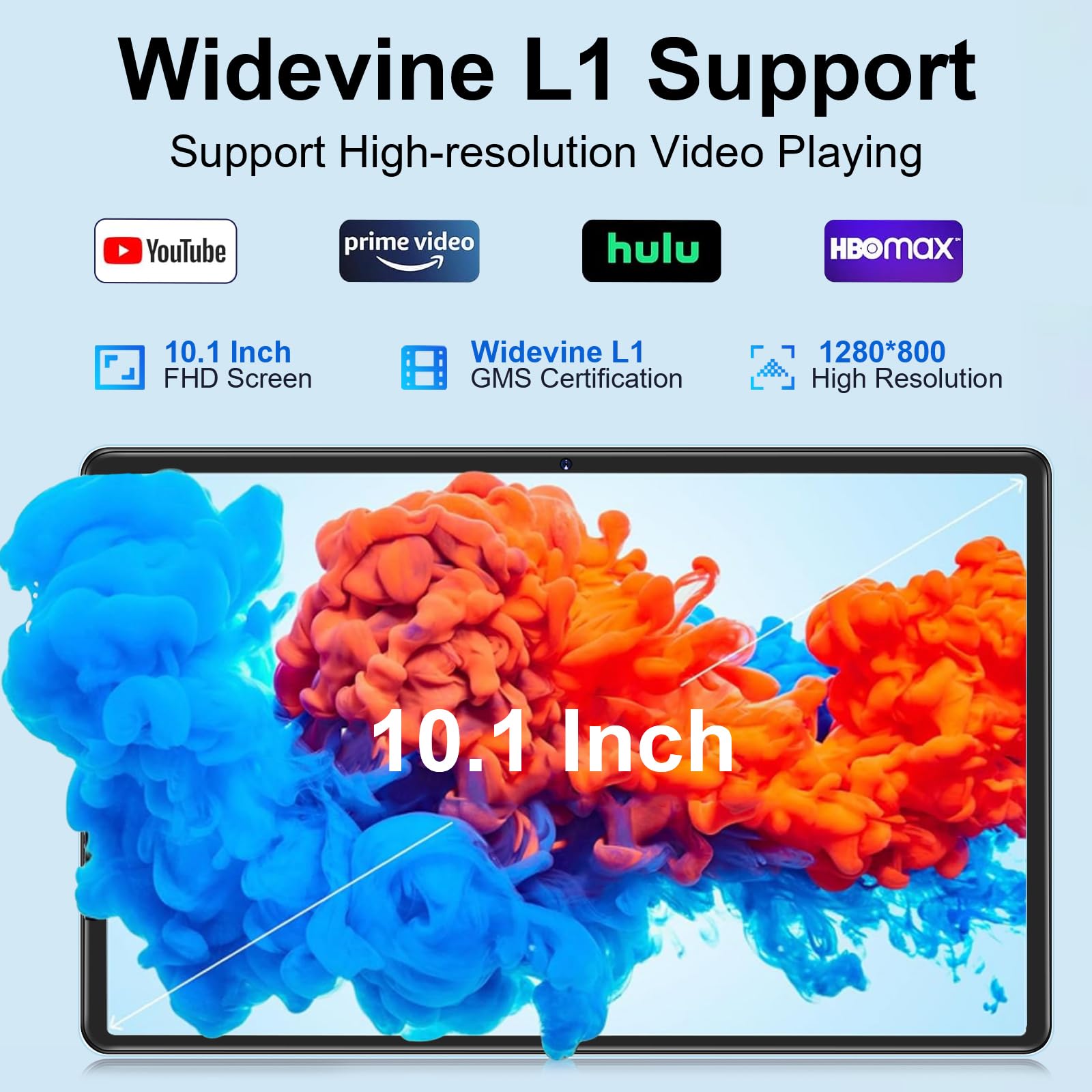 ZIOVO 2025 10 Inch Android 14 Tablet with Keyboard & Mouse - 22GB RAM 128GB ROM (Expandable to 1TB), Octa-Core 2.0GHz, 8000mAh Battery, 5G WiFi, Widevine L1, 8MP+5MP Cameras - Perfect for Work, Study & Entertainment (Blue)