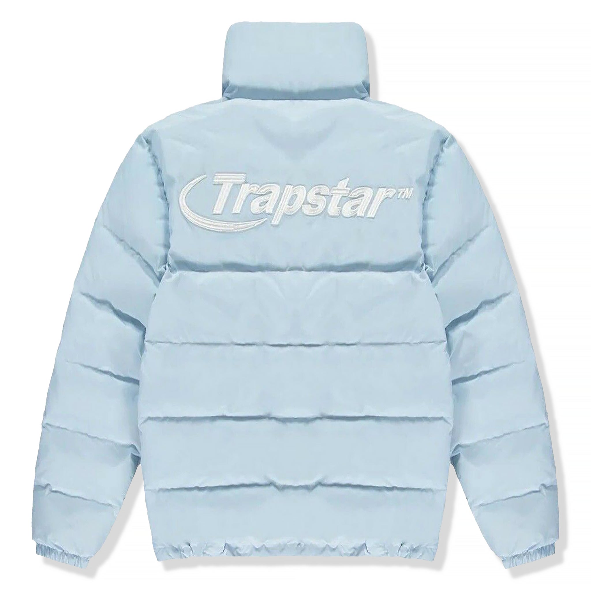 Trapstar Hyperdrive Puffer Jacket - Sky Blue Winter Coat for Men & Women | Warm Insulated Outerwear for Cold Weather, Streetwear Fashion, Urban Style