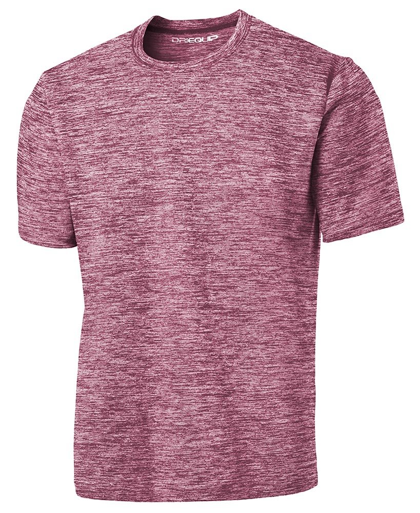 DRIEQUIP Men's Big & Tall Moisture Wicking Athletic T-Shirt - Breathable Quick Dry Workout Tee for Gym, Running & Outdoor Sports