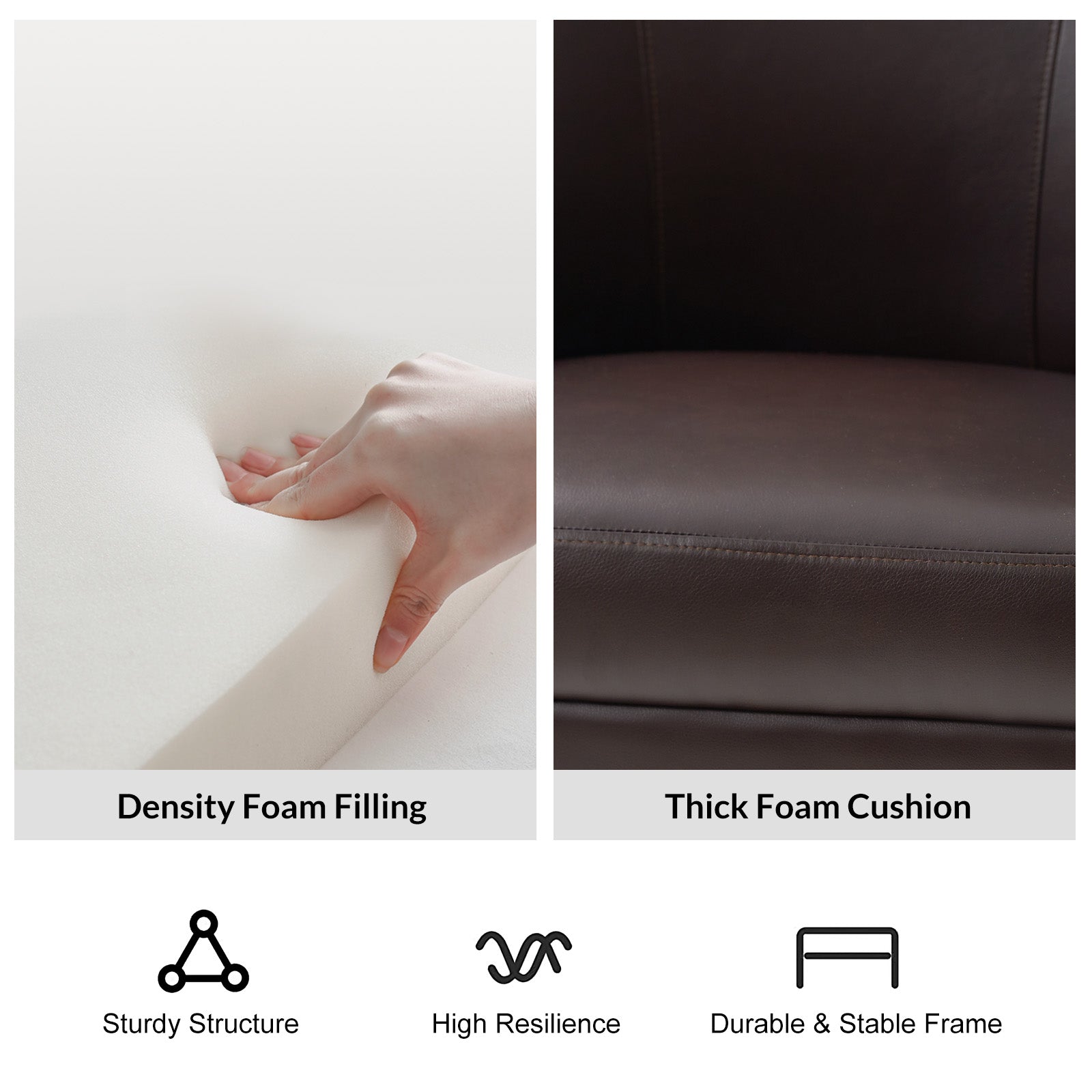 Caesar Classic Modern Office Chair with Elegant Copper Nailheads - Ergonomic Executive Desk Chair for Home & Office Workspace - Perfect for Professionals, Gamers and Remote Workers