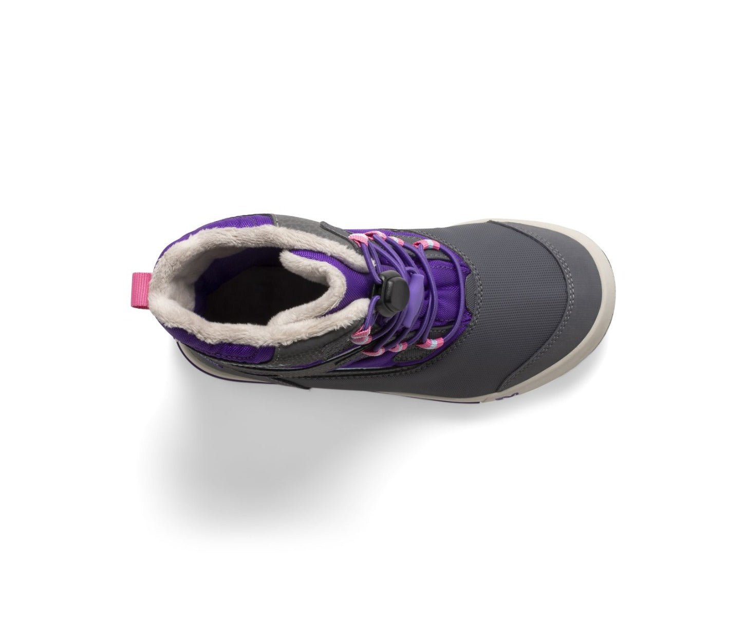 Merrell Snow Bank Kids Snow Boots - Ultra Violet & Grey - UK Size 10 - Waterproof Winter Boots for Boys & Girls - Perfect for Snow Play, Sledding & Cold Weather Activities