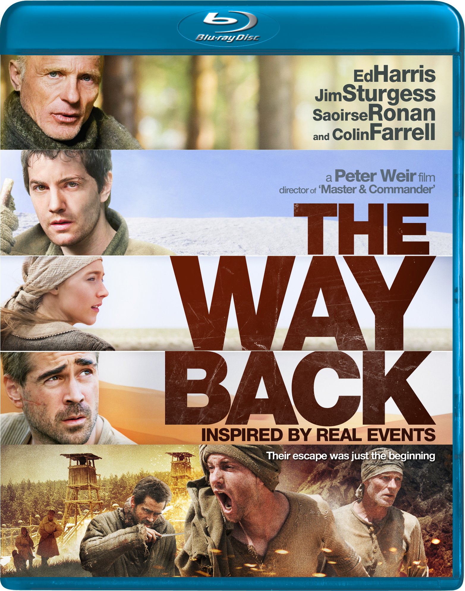 WAY BACK [Blu-ray] - Inspirational Survival Drama Movie - Perfect for Movie Nights & Home Theater Collections
