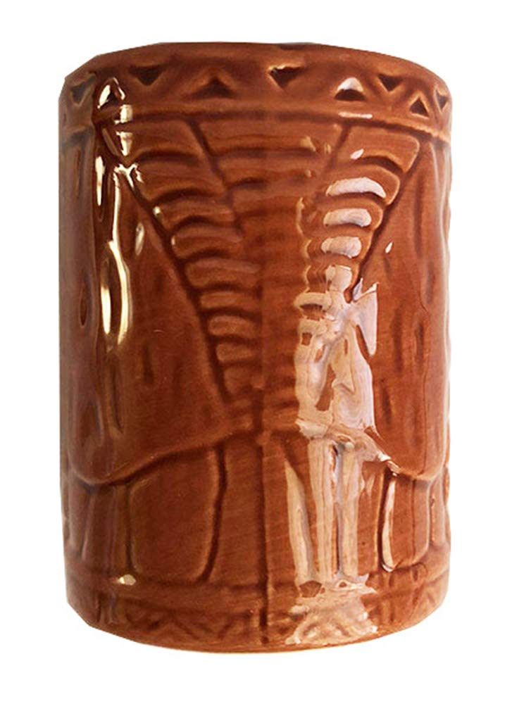 Hawaiian Lucky Tiki Shot Glass 1 oz - Tropical Party Cup for Cocktails, Luau Themed Drinks & Beach Bar Decor