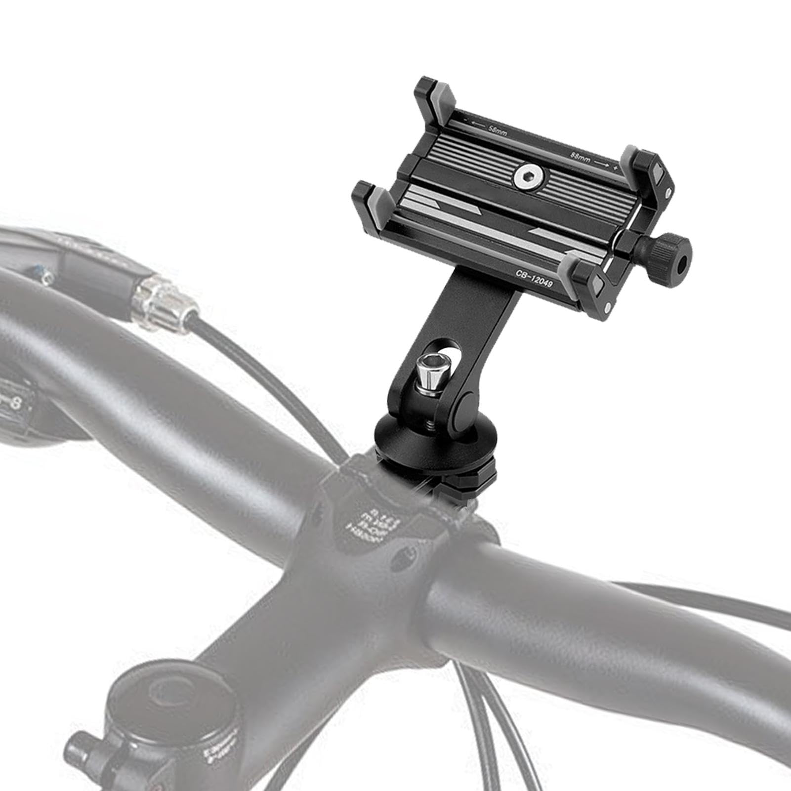Shockproof Bike Phone Mount - Universal Handlebar Smartphone Holder for Cycling, Running & Outdoor Sports | Waterproof Phone Bracket for Bicycle, Motorcycle & Scooter | Perfect for GPS Navigation & Fitness Tracking