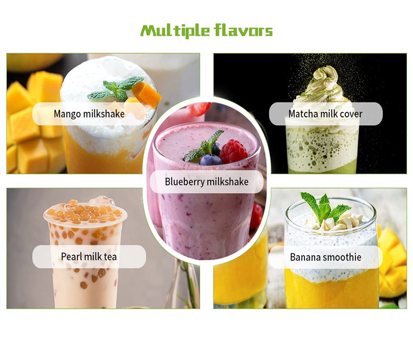 Commercial Stainless Steel Milkshake Maker Machine - Dual Head Electric Blender with 2 Speeds (110V 180W) for Shakes, Smoothies & Frozen Drinks - Perfect for Restaurants, Cafes & Ice Cream Shops