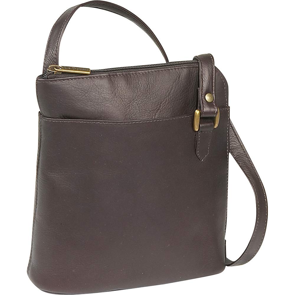 Le Donne Genuine Leather L-Zip Crossbody Shoulder Bag for Women - Fashionable Purse for Daily Use, Travel & Shopping