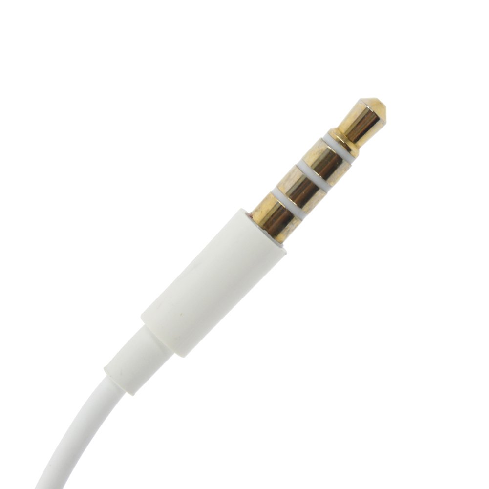 Anti-Radiation 3.5mm Wired Earpiece with Microphone & PTT Button - Compatible with iPhone 7 Plus/6/5/4 & Samsung Galaxy S6/S7/Note 2 (9500/9300) - Perfect for Call Centers, Security Guards & Hands-Free Communication