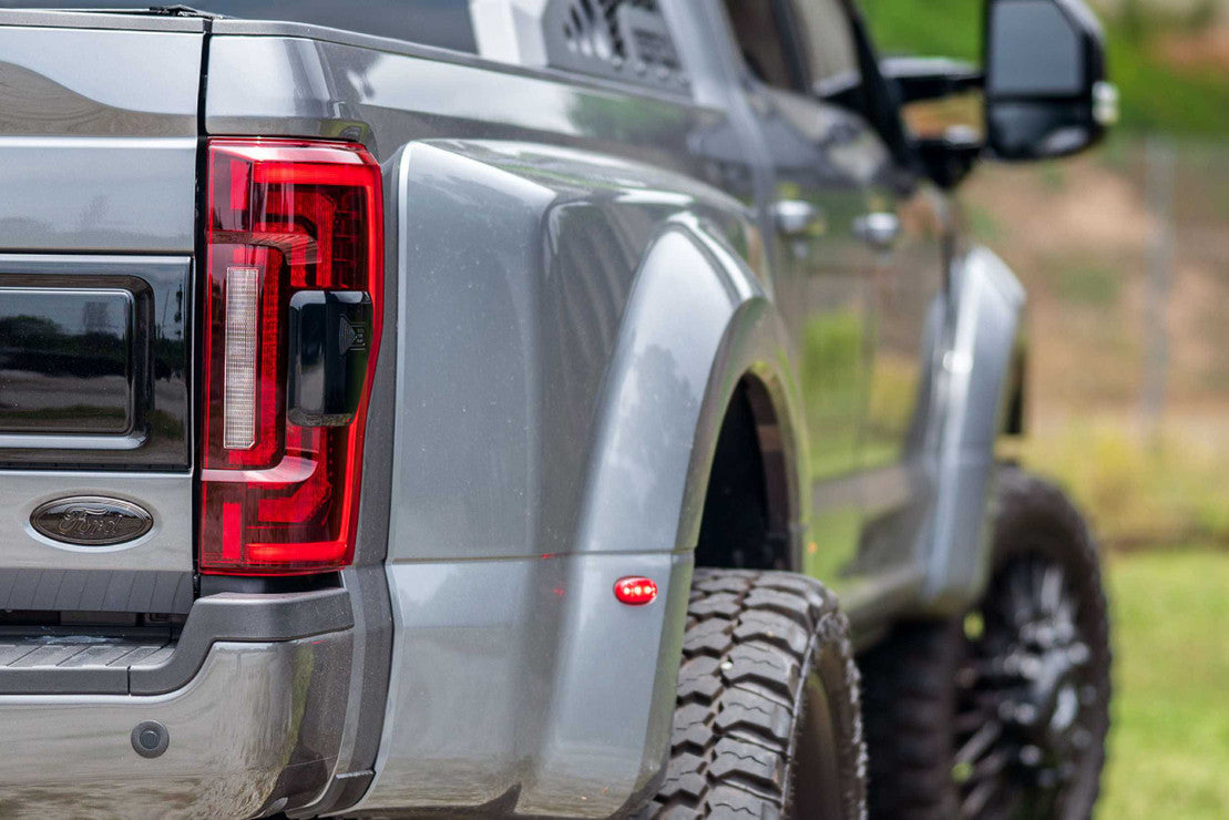 2017-2022 Ford Super Duty XB LED Tail Lights - Smoked Black Housing with Sequential Turn Signals - Upgrade for F250 F350 F450 - Enhanced Visibility & Style for Night Driving & Off-Road Adventures