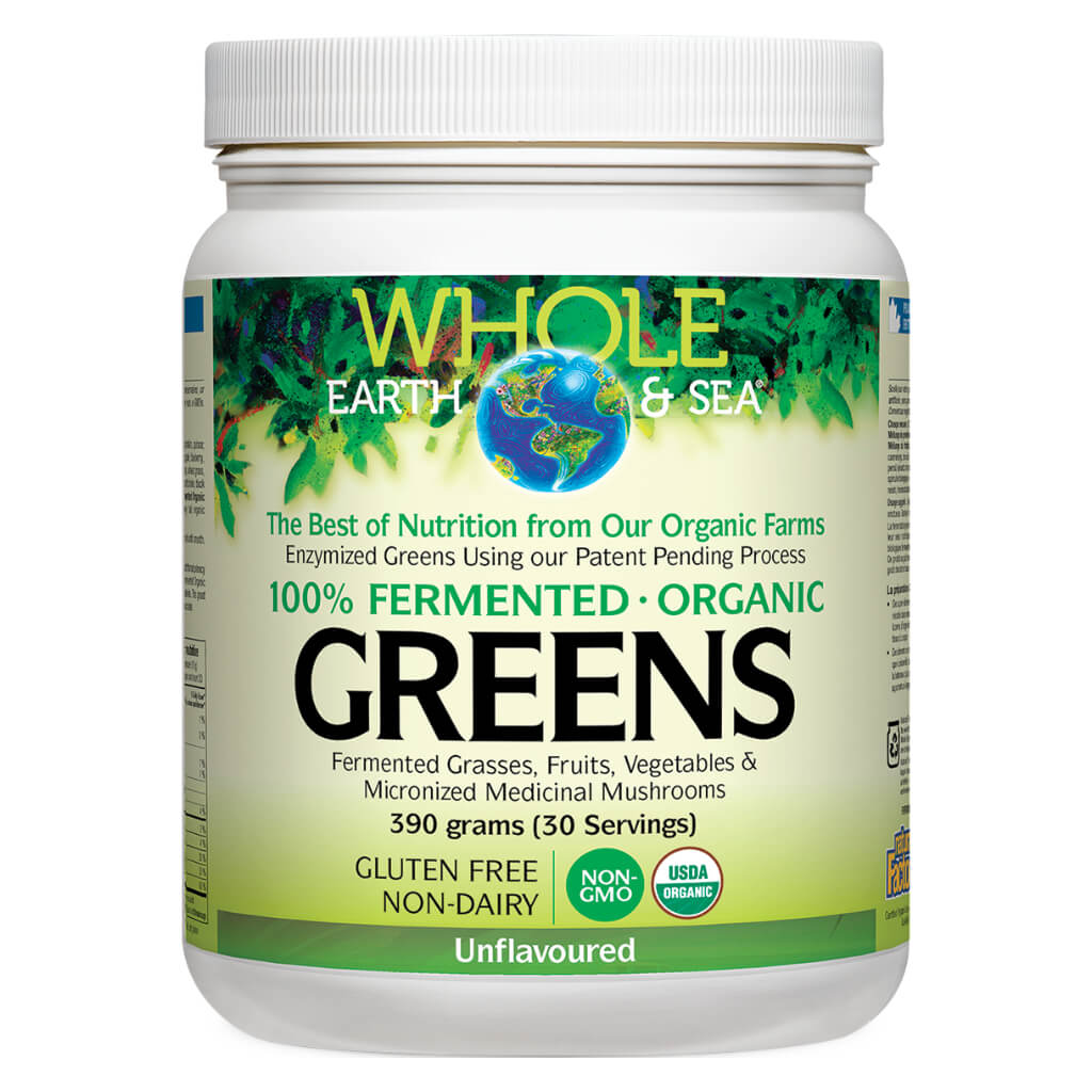 Organic Fermented Greens Powder Superfood - Boost Energy & Digestion - Perfect for Smoothies, Juices & Daily Wellness
