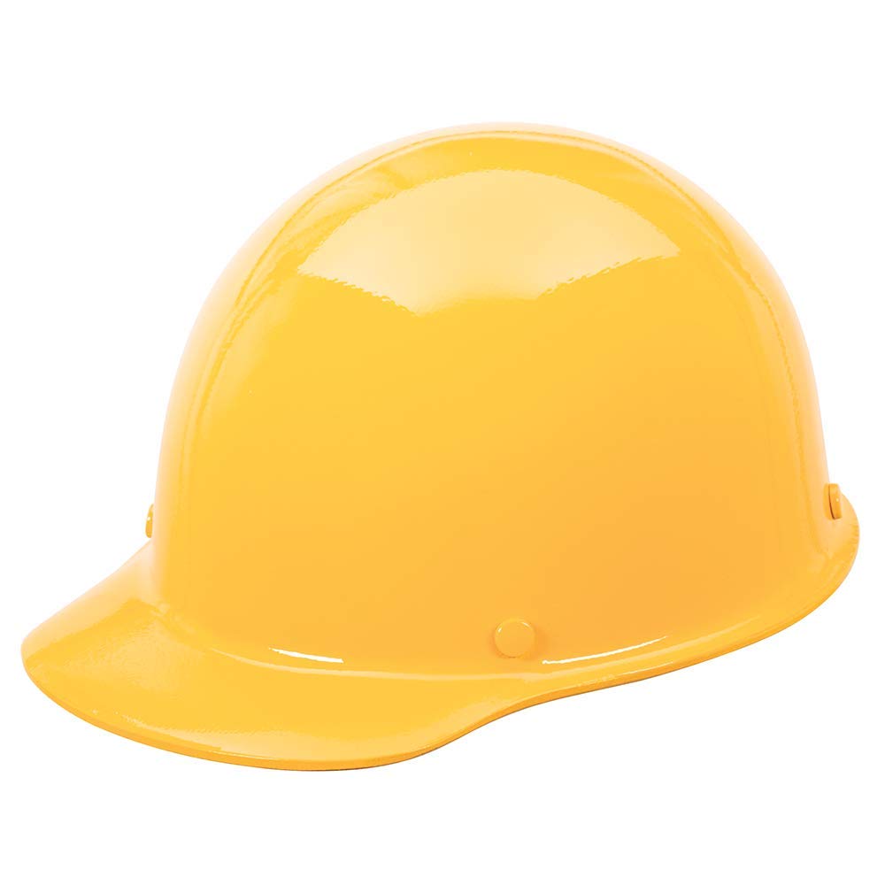 MSA Skullgard Cap Style Safety Hard Hat with Staz-On Pinlock Suspension - Phenolic Resin Construction, 350°F Heat Resistance, Non-Slotted Design | Ideal for Construction, Industrial Work & High-Temperature Environments