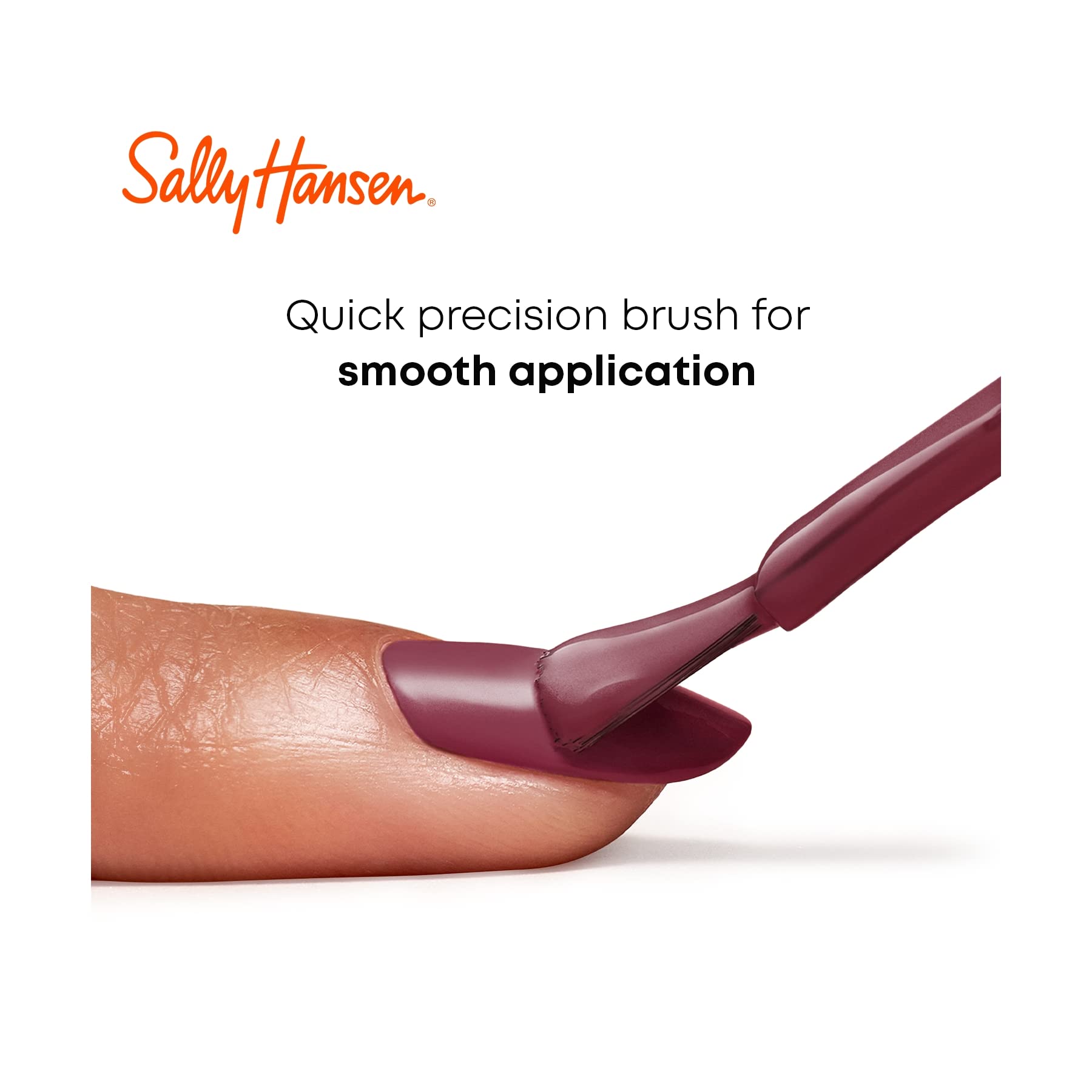 Sally Hansen Miracle Gel™ Nail Polish - Desert Reign Purple, Long-Lasting Gel-Like Formula, No UV Lamp Needed, Chip-Resistant, Salon-Quality Finish | Perfect for Everyday Wear, Special Occasions & DIY Manicures at Home