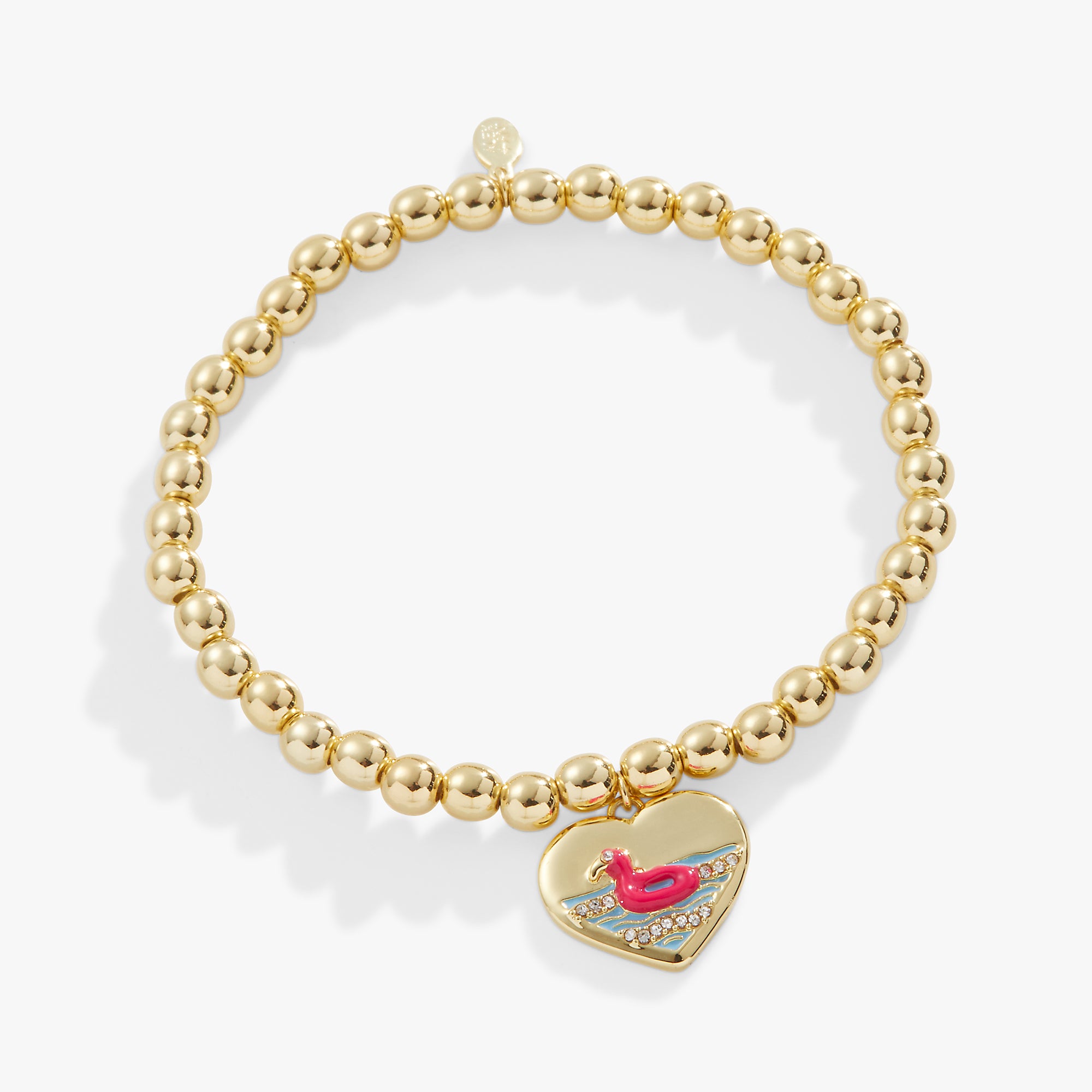 Barbie The Movie Heart Stretch Bracelet - Fashion Jewelry for Kids & Collectors - Perfect for Birthday Gifts, Movie Nights & Barbie Fan Accessories