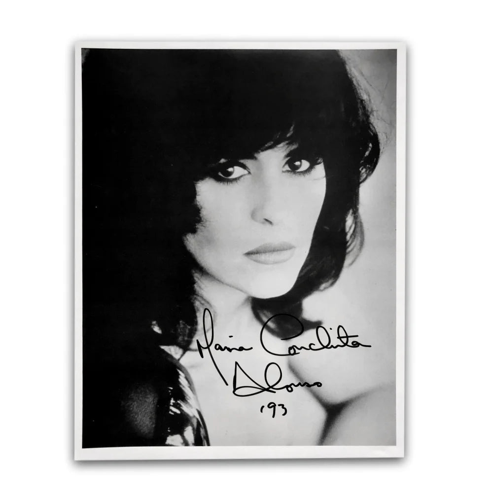 Maria Conchita Alonso Signed 8x10 Photo with JSA COA - Authentic Autograph Collectible for Movie Memorabilia Fans - Perfect for Display in Home Theater, Man Cave, or Celebrity Collection