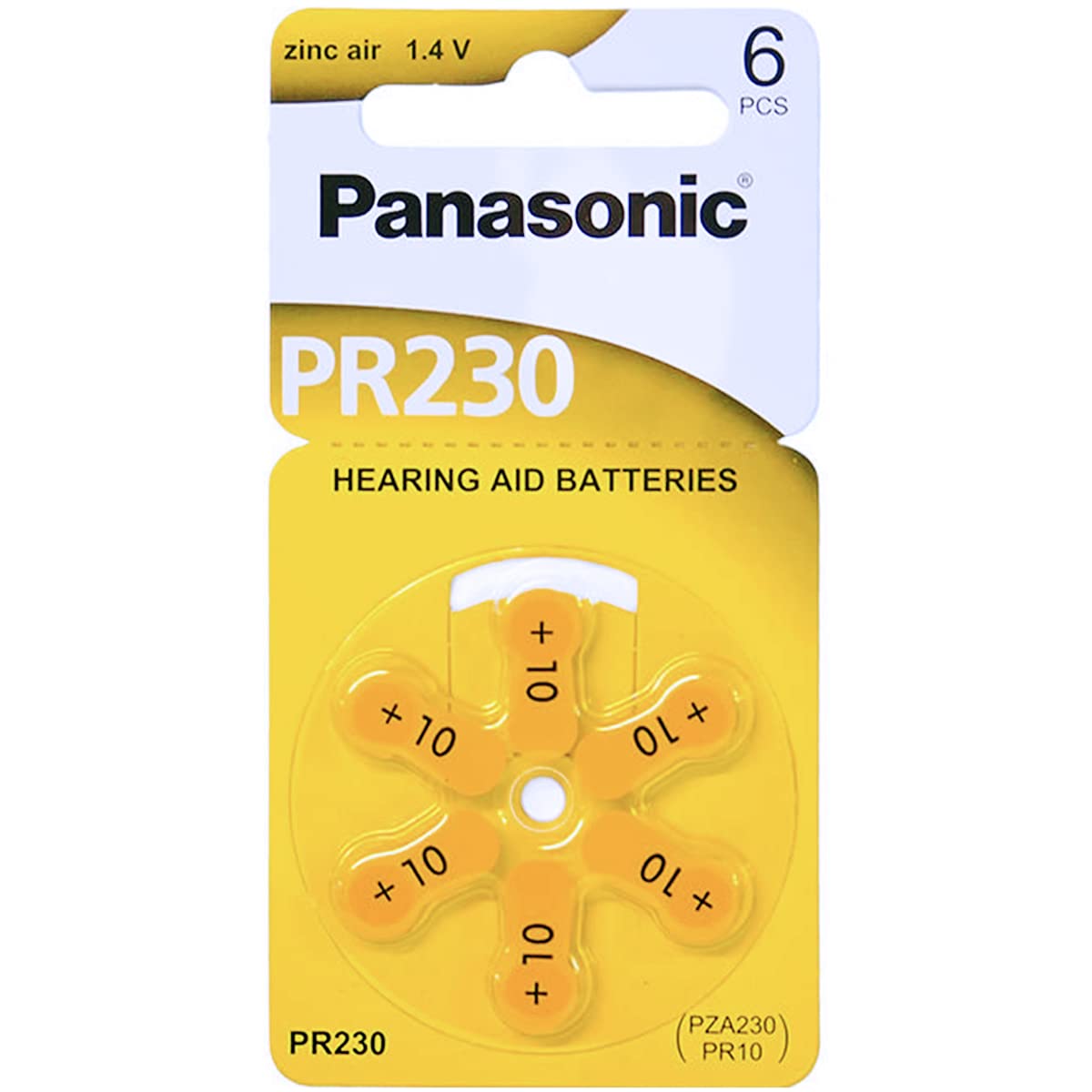 Panasonic Size 10 Zinc Air Hearing Aid Batteries - 300 Pack | Long-Lasting Power for Hearing Aids & Assistive Devices | Perfect for Travel, Daily Use & Emergency Preparedness