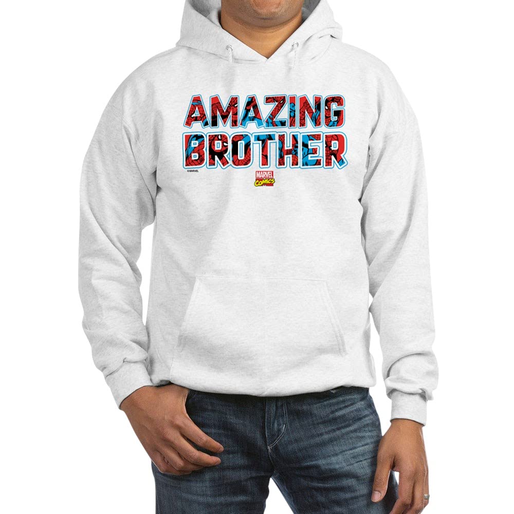 Spider-Man Brotherhood Hooded Sweatshirt - Marvel Comics Graphic Pullover for Men & Women - Perfect for Cosplay, Comic Con & Casual Wear