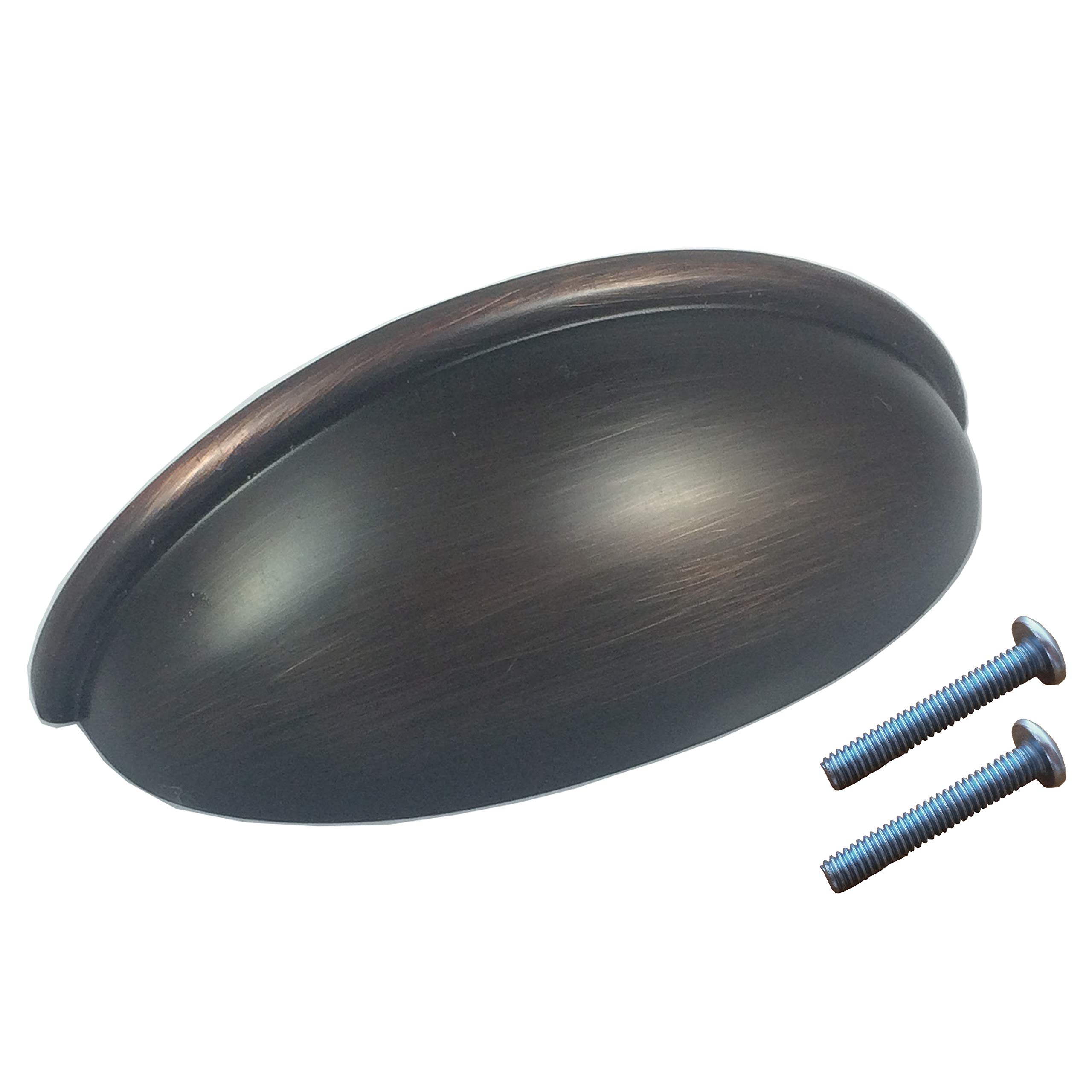 Swiss Kelly 3 Inch Oil Rubbed Bronze Cabinet Handles - 1 Piece, Drawer Pulls for Kitchen Cabinets, Dressers & Furniture Hardware (CC: 3 Inch) - Perfect for Home Renovation & DIY Projects