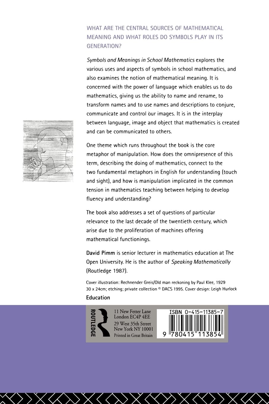 Symbols and Meanings in School Mathematics (Series) - Essential Guide for Teachers & Students | Classroom Learning & Homework Help