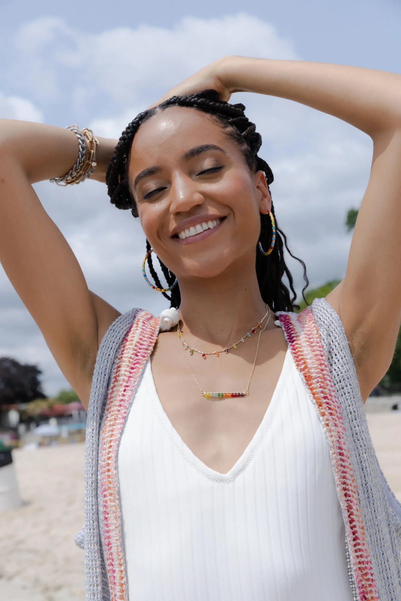 Stylish Fringe Water Vest for Women - Trendy Swim Cover Up for Beach, Pool & Summer Outings